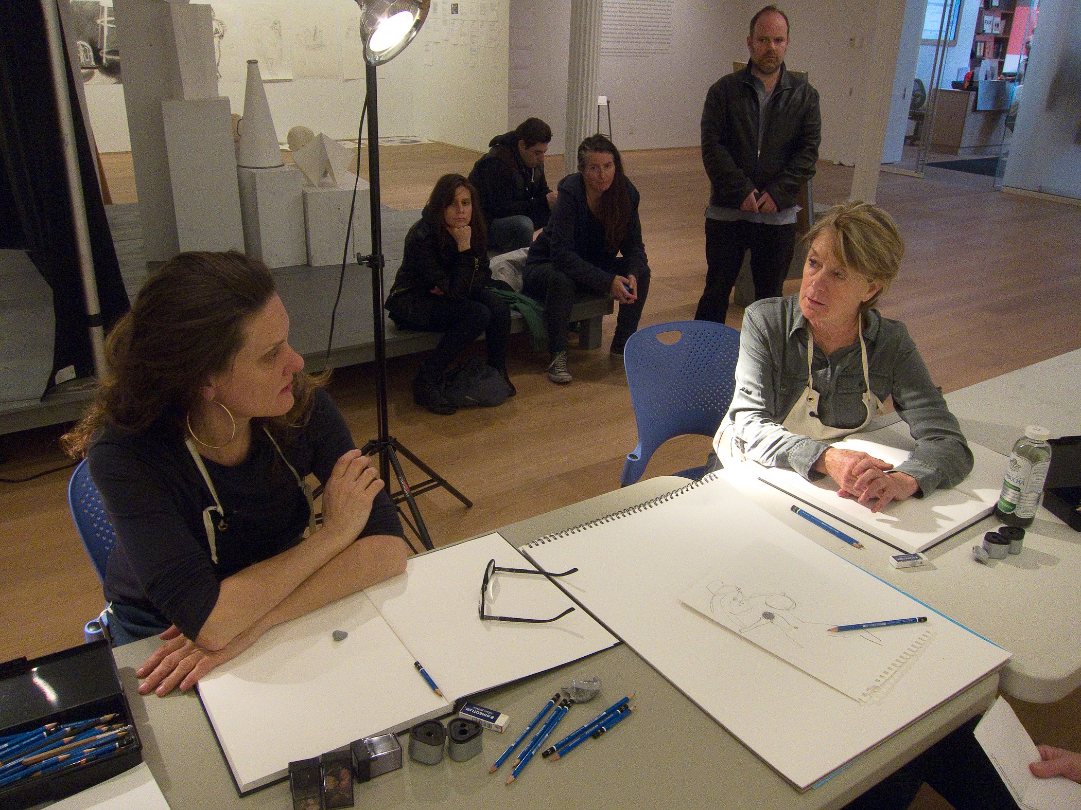 Andrea Bowers, Suzanne Lacy, Andrea Bowers and Suzanne Lacy: Drawing Lessons at The Drawing Center, photo 19