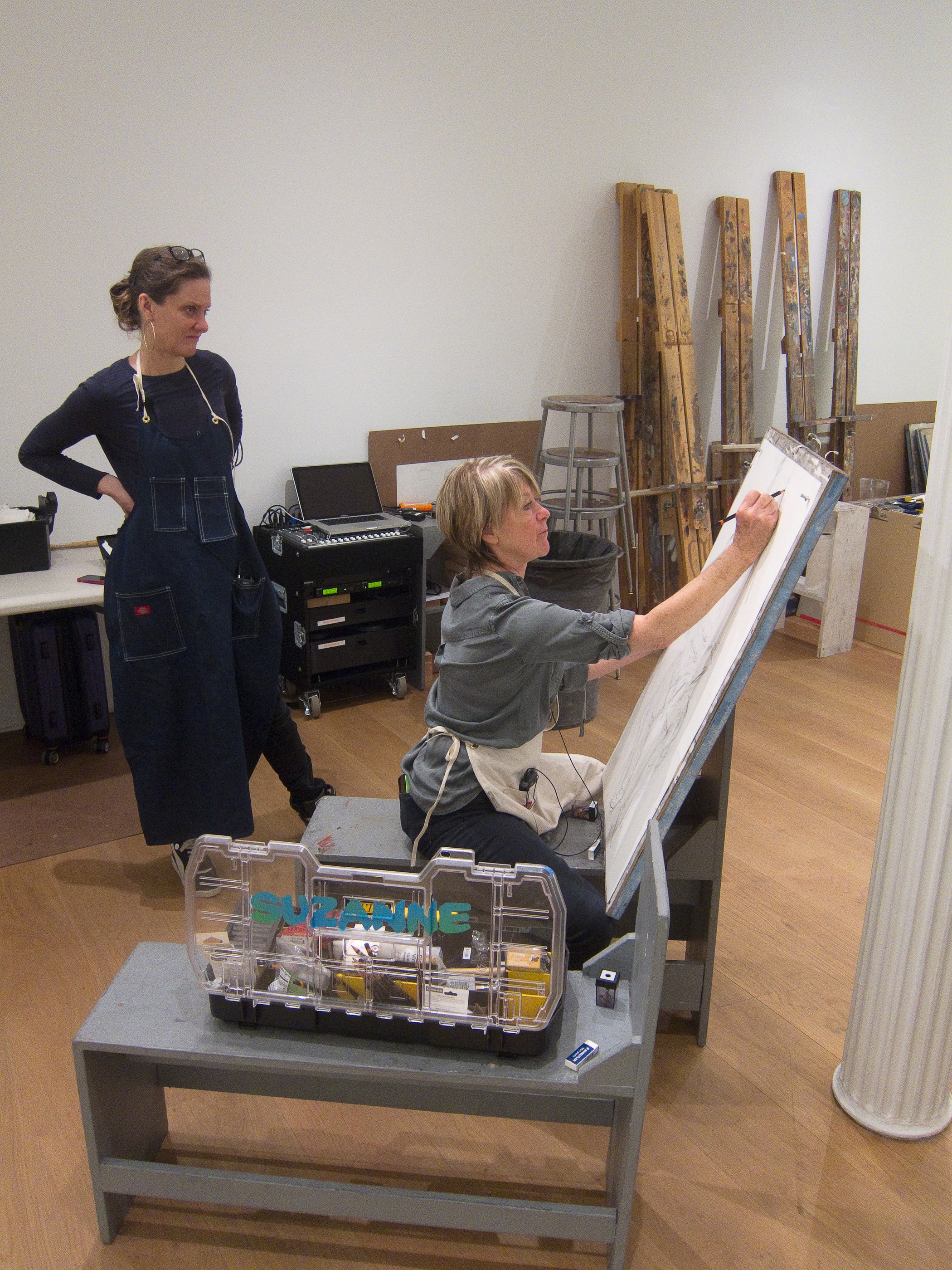 Andrea Bowers, Suzanne Lacy, Andrea Bowers and Suzanne Lacy: Drawing Lessons at The Drawing Center, photo 12