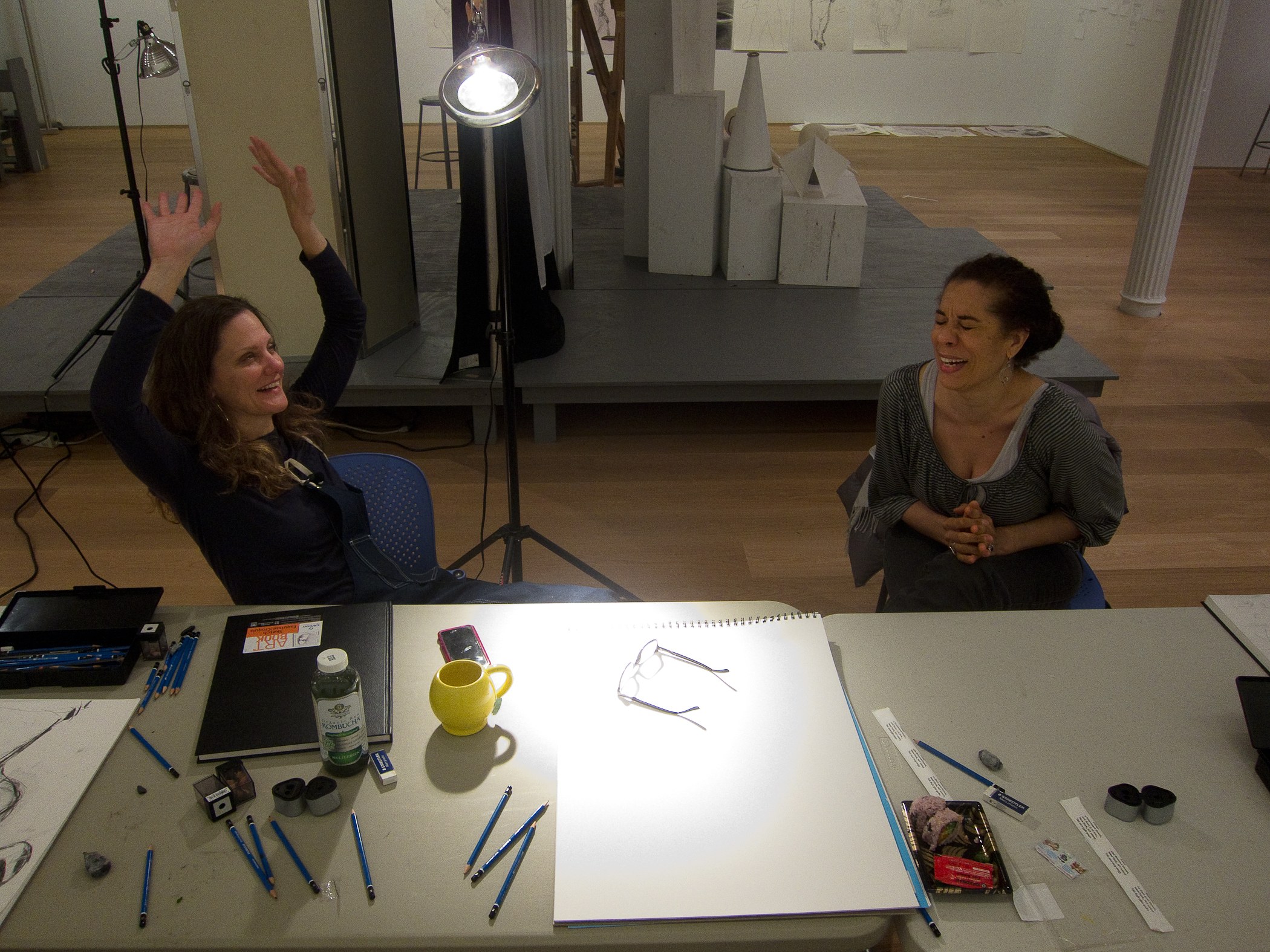 Andrea Bowers, Suzanne Lacy, Andrea Bowers and Suzanne Lacy: Drawing Lessons at The Drawing Center, photo 25