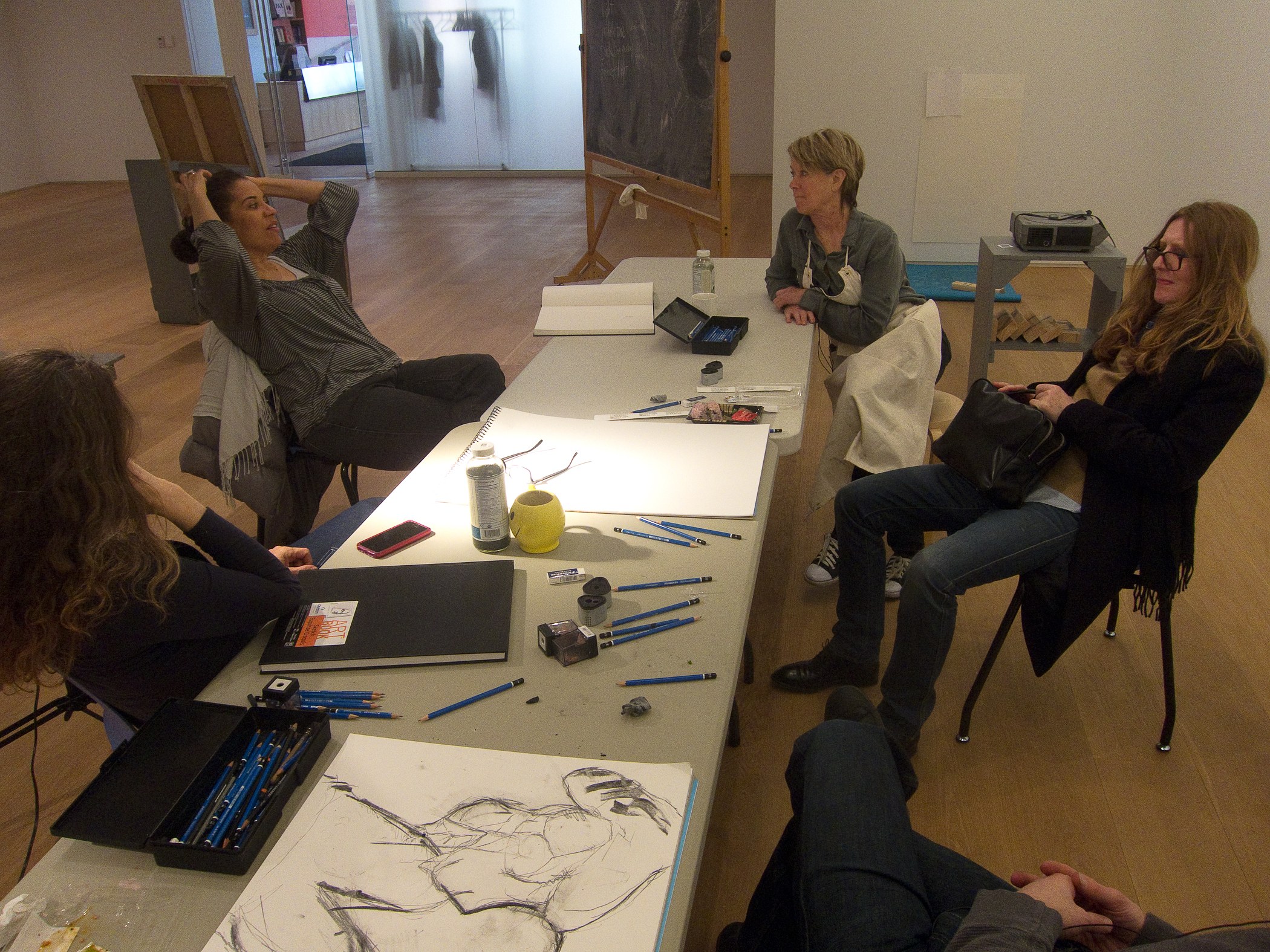 Andrea Bowers, Suzanne Lacy, Andrea Bowers and Suzanne Lacy: Drawing Lessons at The Drawing Center, photo 26