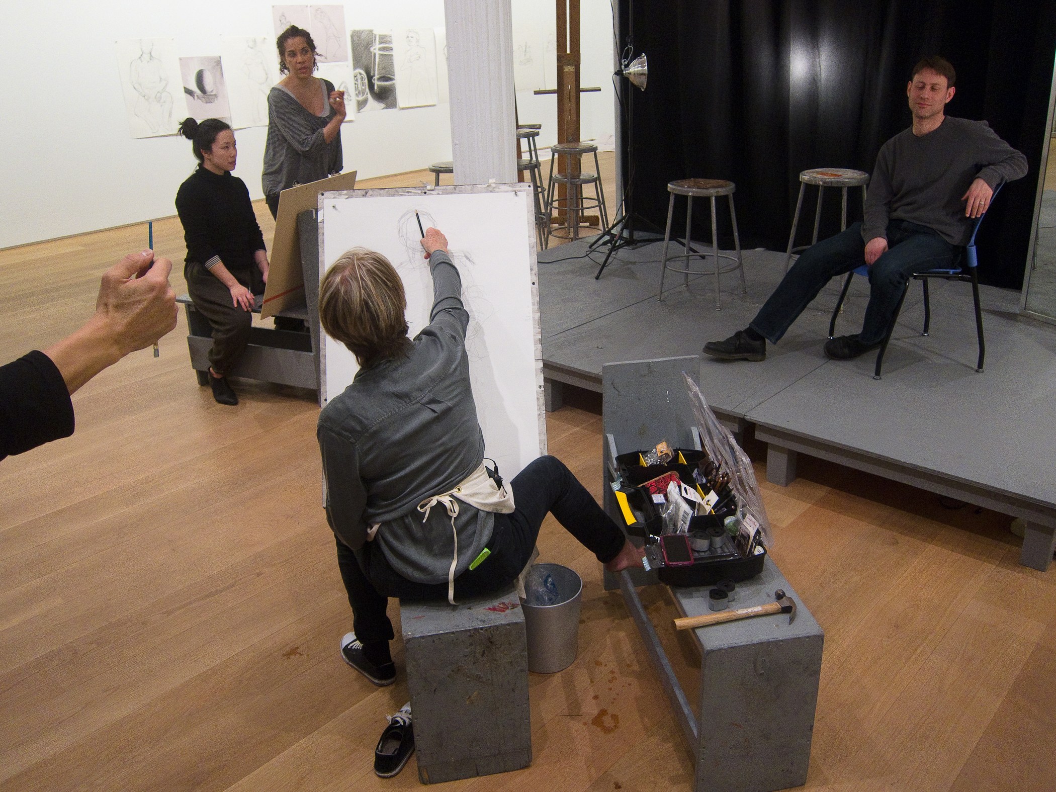 Andrea Bowers, Suzanne Lacy, Andrea Bowers and Suzanne Lacy: Drawing Lessons at The Drawing Center, photo 28