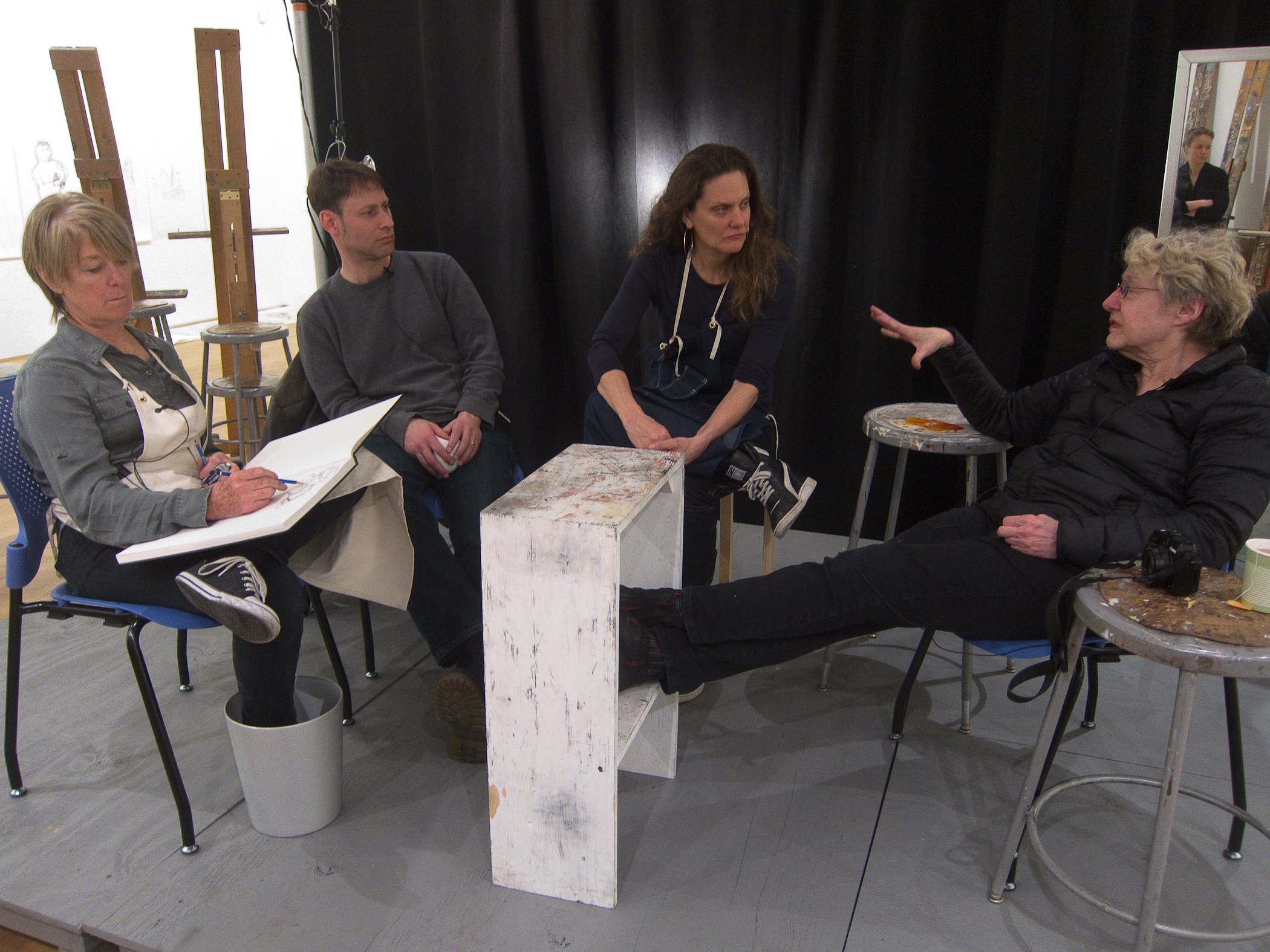 Andrea Bowers, Suzanne Lacy, Andrea Bowers and Suzanne Lacy: Drawing Lessons at The Drawing Center, photo 31