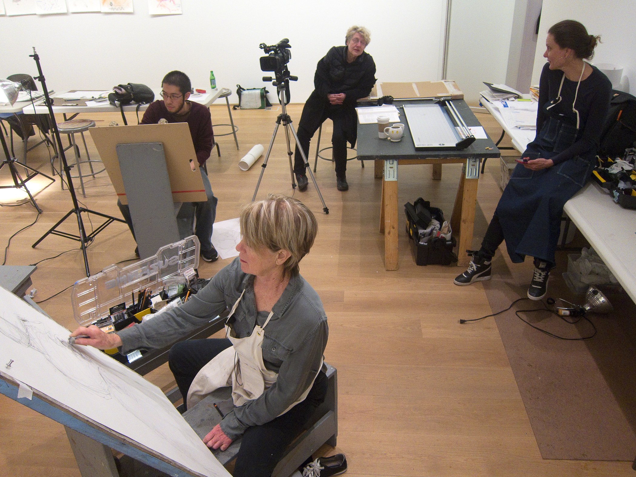 Andrea Bowers, Suzanne Lacy, Andrea Bowers and Suzanne Lacy: Drawing Lessons at The Drawing Center, photo 30