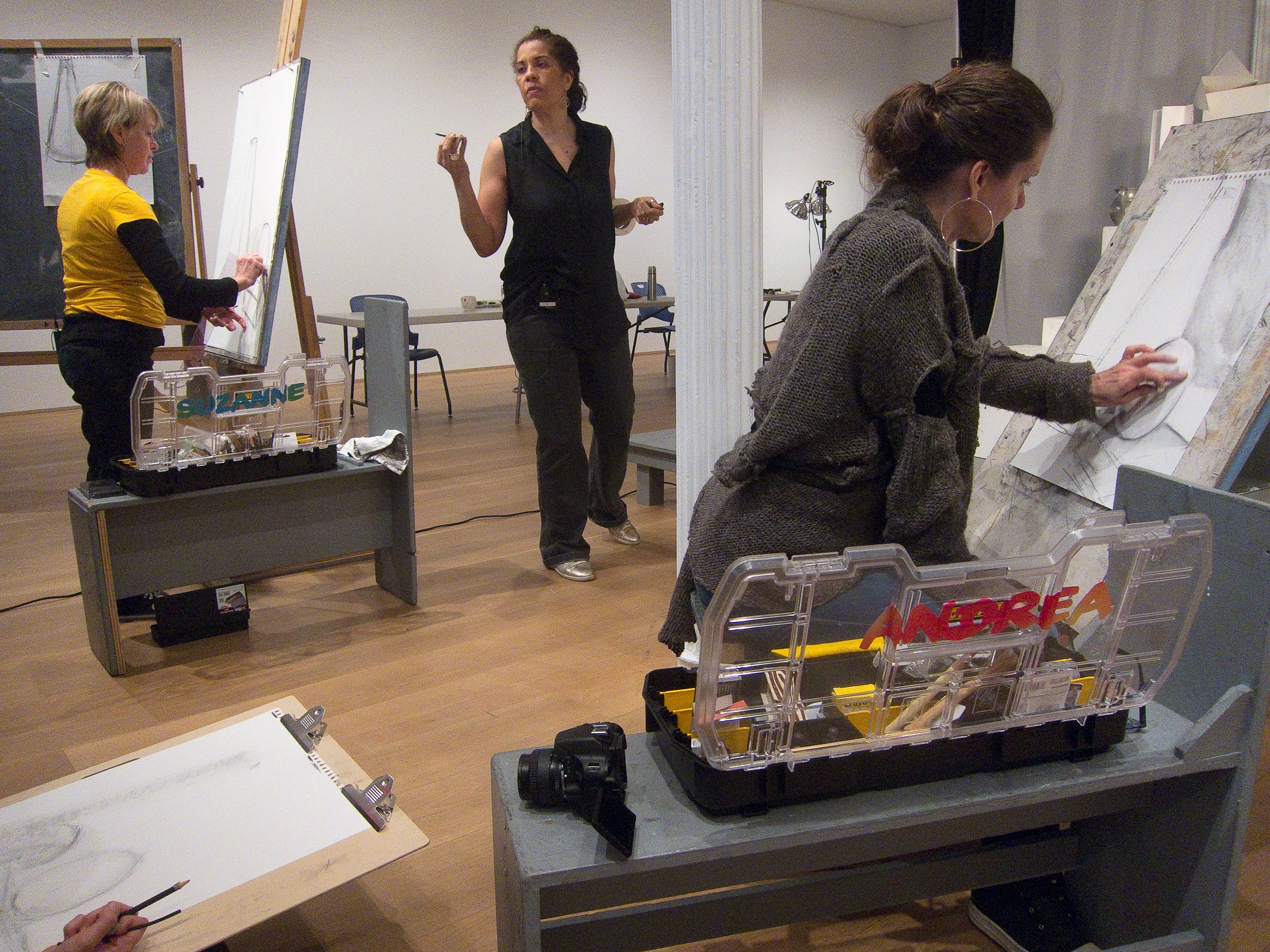 Andrea Bowers, Suzanne Lacy, Andrea Bowers and Suzanne Lacy: Drawing Lessons at The Drawing Center, photo 36