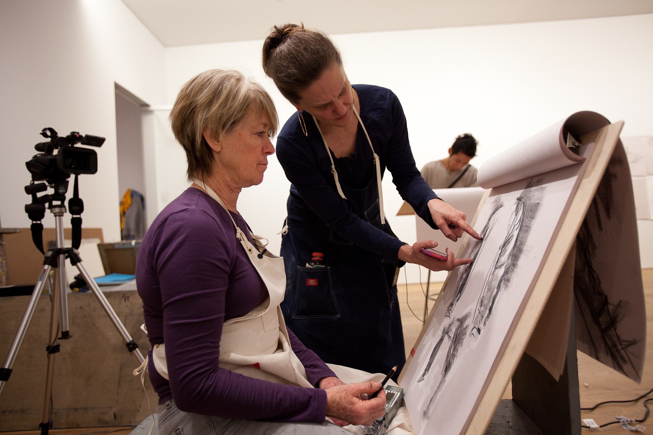 Andrea Bowers, Suzanne Lacy, Andrea Bowers and Suzanne Lacy: Drawing Lessons at The Drawing Center, photo 52