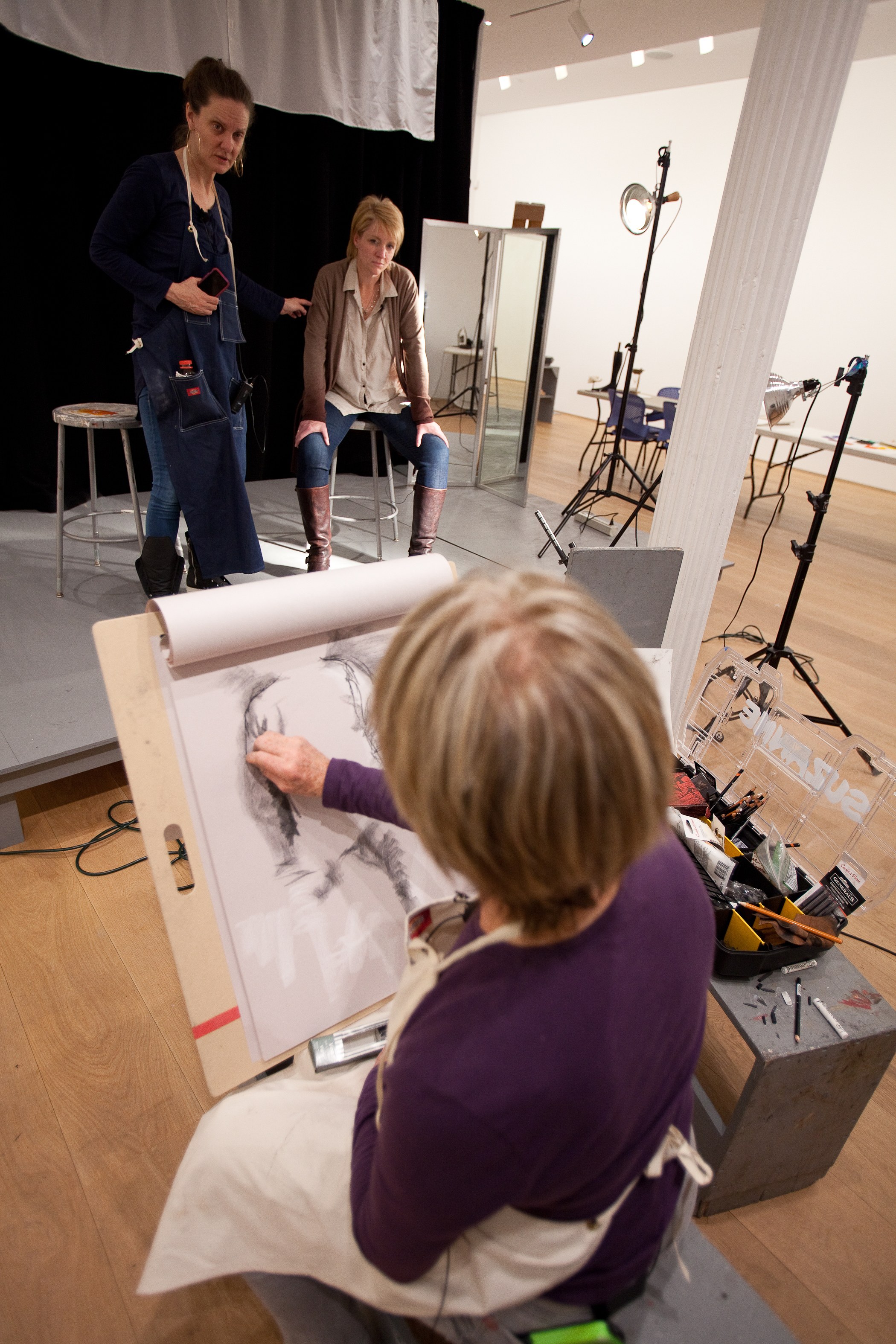 Andrea Bowers, Suzanne Lacy, Andrea Bowers and Suzanne Lacy: Drawing Lessons at The Drawing Center, photo 51