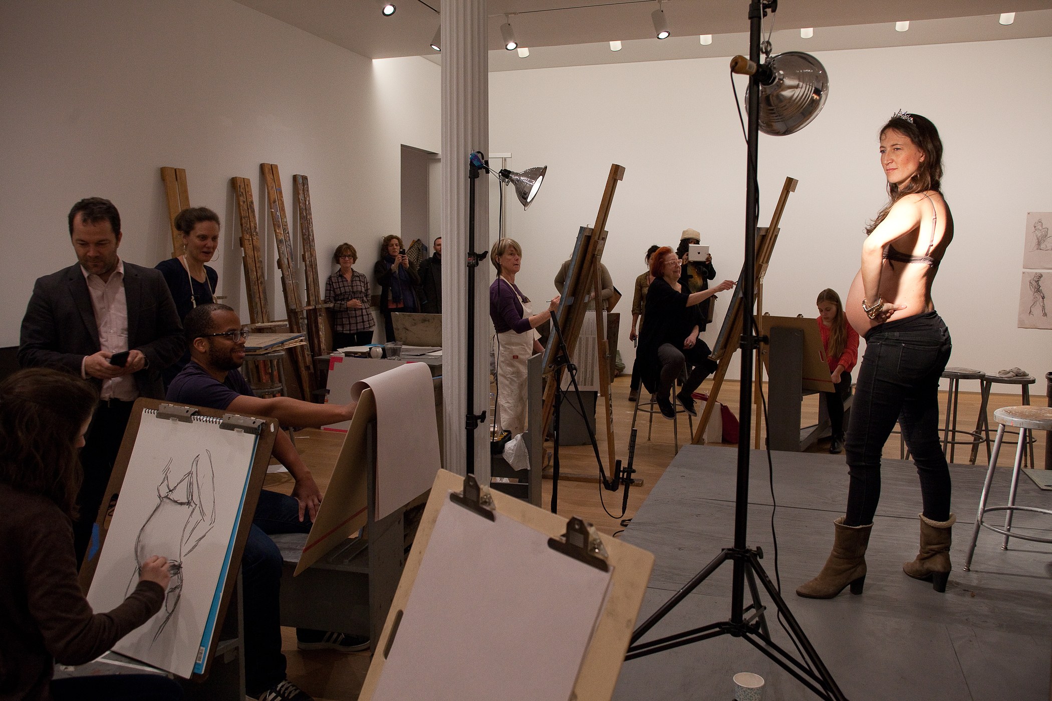 Andrea Bowers, Suzanne Lacy, Andrea Bowers and Suzanne Lacy: Drawing Lessons at The Drawing Center, photo 59