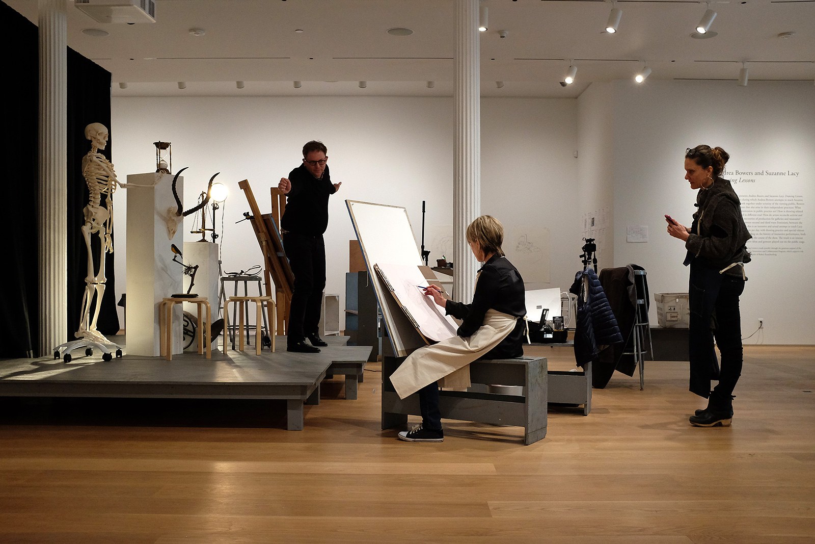 Andrea Bowers, Suzanne Lacy, Andrea Bowers and Suzanne Lacy: Drawing Lessons at The Drawing Center, photo 82