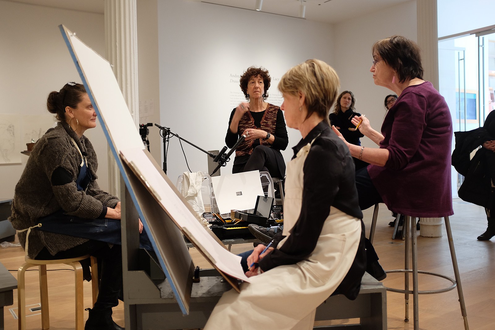 Andrea Bowers, Suzanne Lacy, Andrea Bowers and Suzanne Lacy: Drawing Lessons at The Drawing Center, photo 83