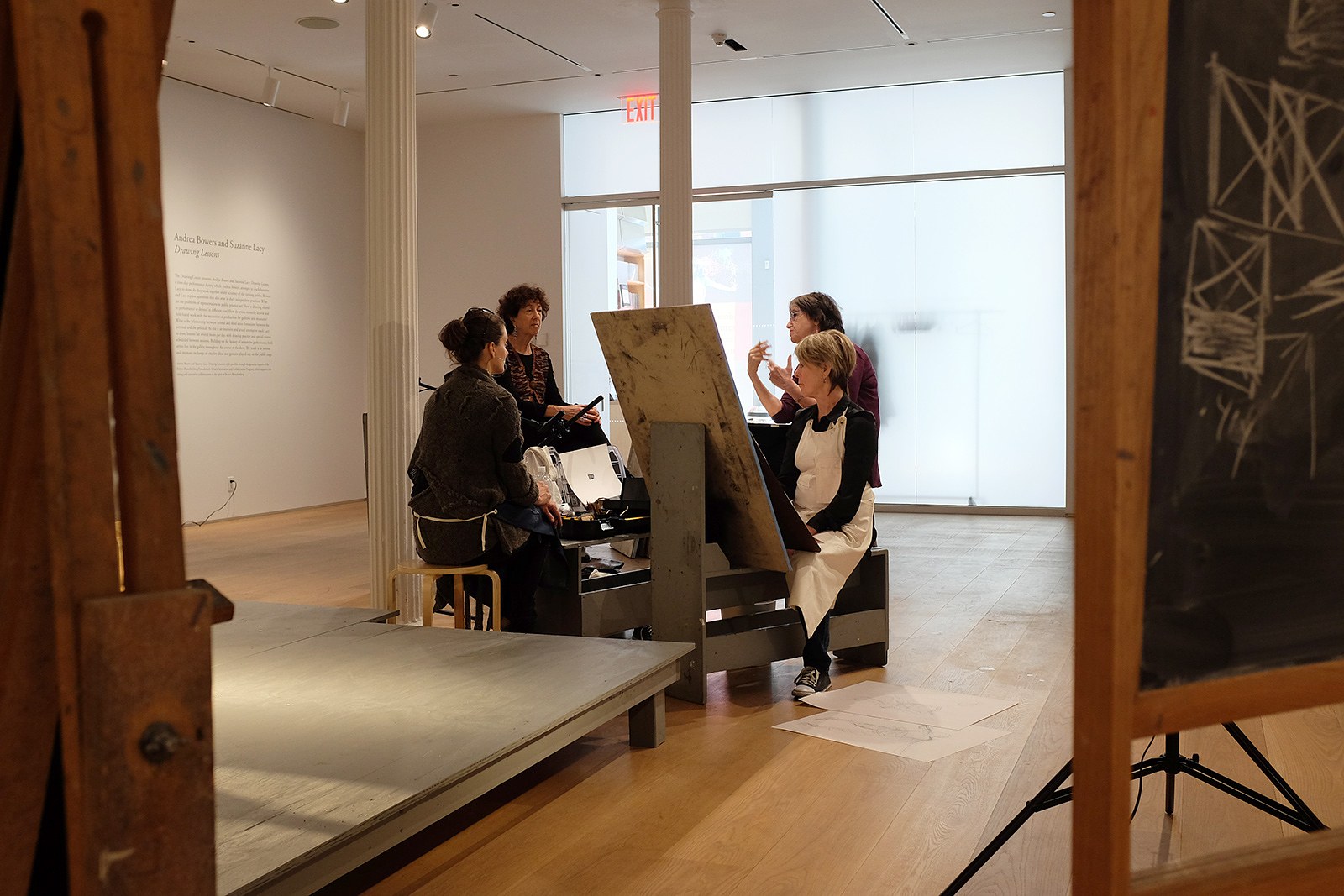 Andrea Bowers, Suzanne Lacy, Andrea Bowers and Suzanne Lacy: Drawing Lessons at The Drawing Center, photo 84