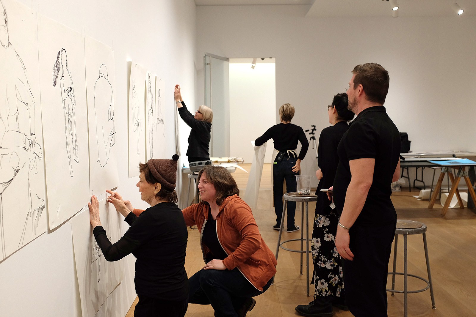 Andrea Bowers, Suzanne Lacy, Andrea Bowers and Suzanne Lacy: Drawing Lessons at The Drawing Center, photo 93