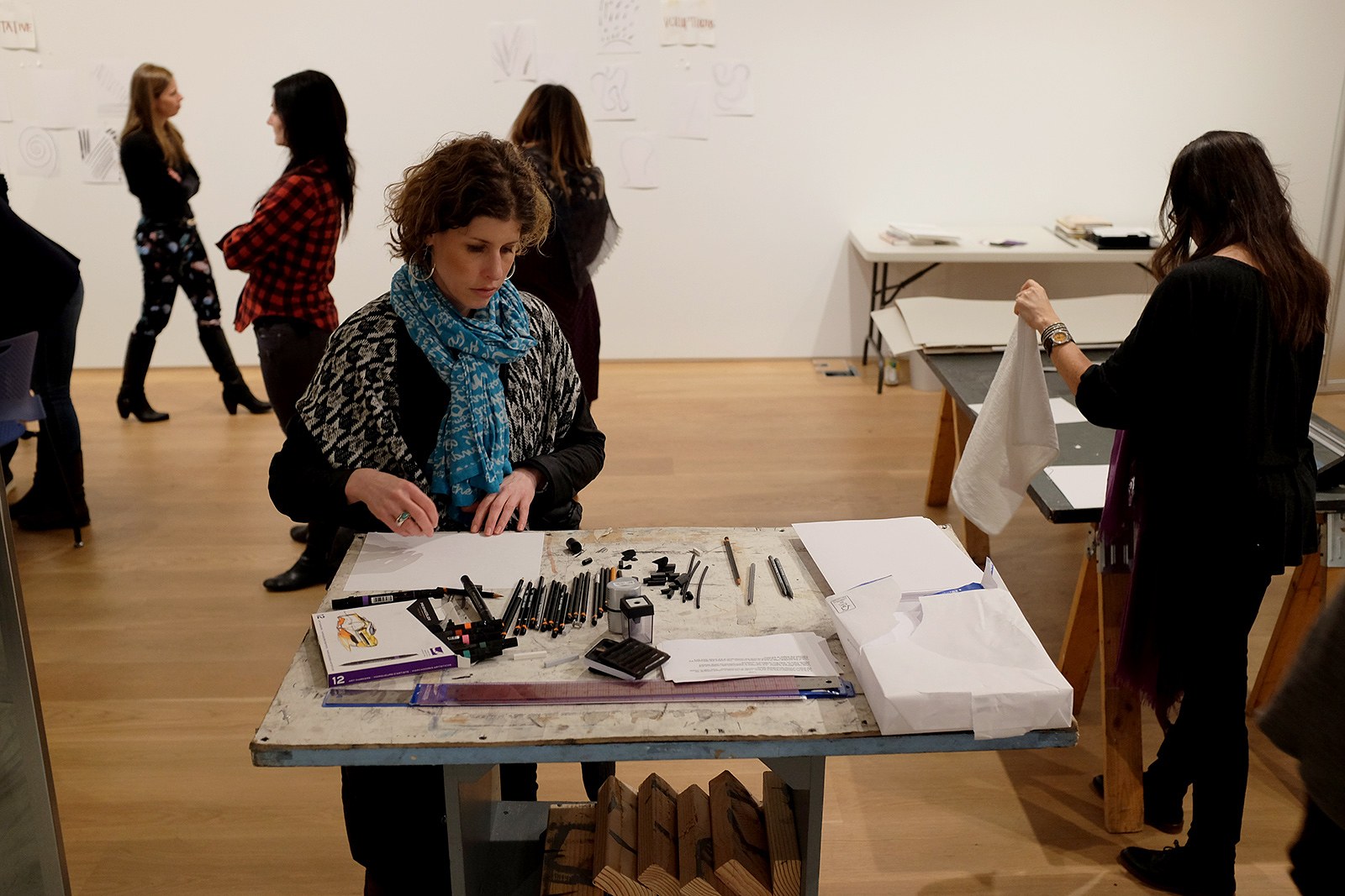 Andrea Bowers, Suzanne Lacy, Andrea Bowers and Suzanne Lacy: Drawing Lessons at The Drawing Center, photo 101