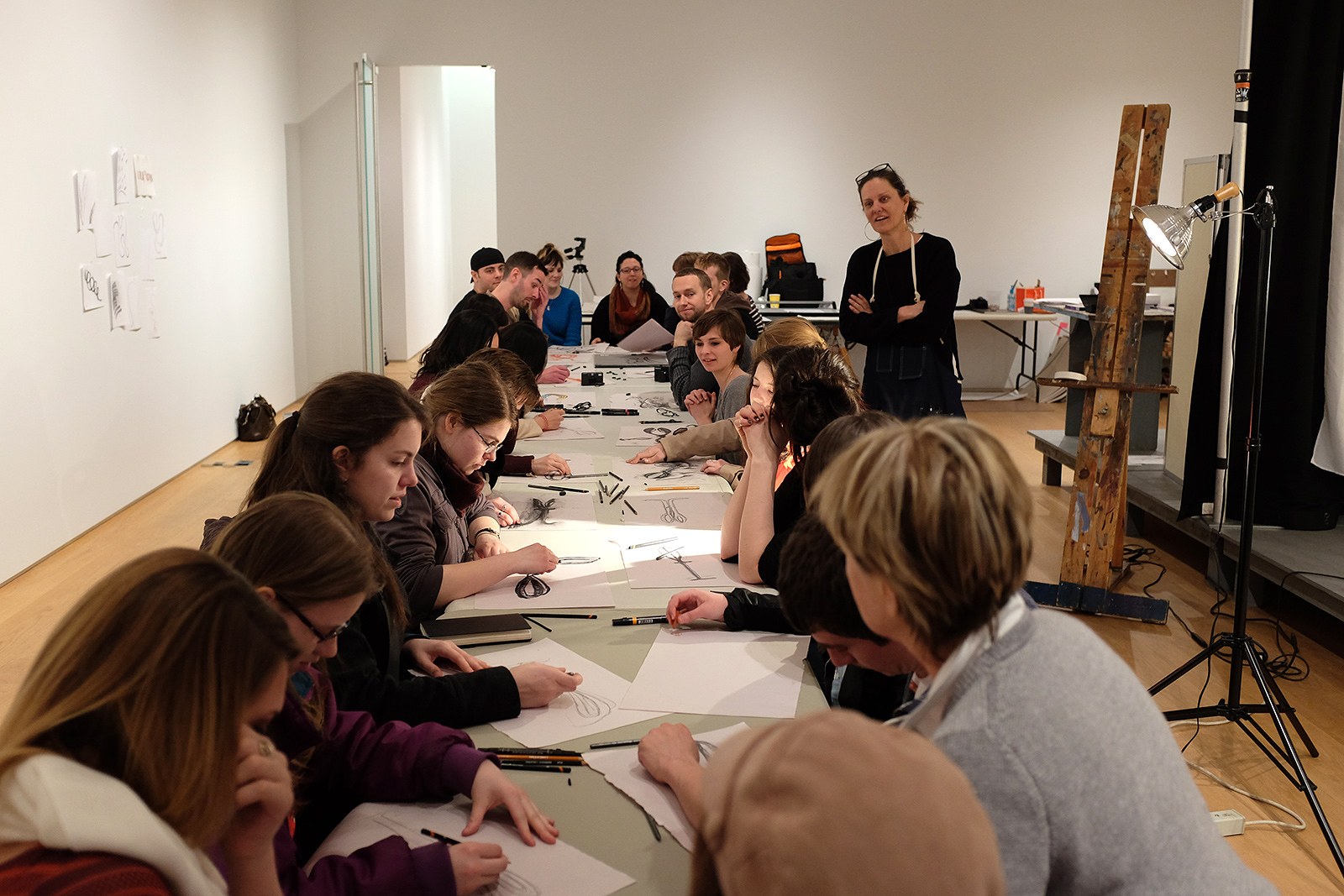 Andrea Bowers, Suzanne Lacy, Andrea Bowers and Suzanne Lacy: Drawing Lessons at The Drawing Center, photo 106