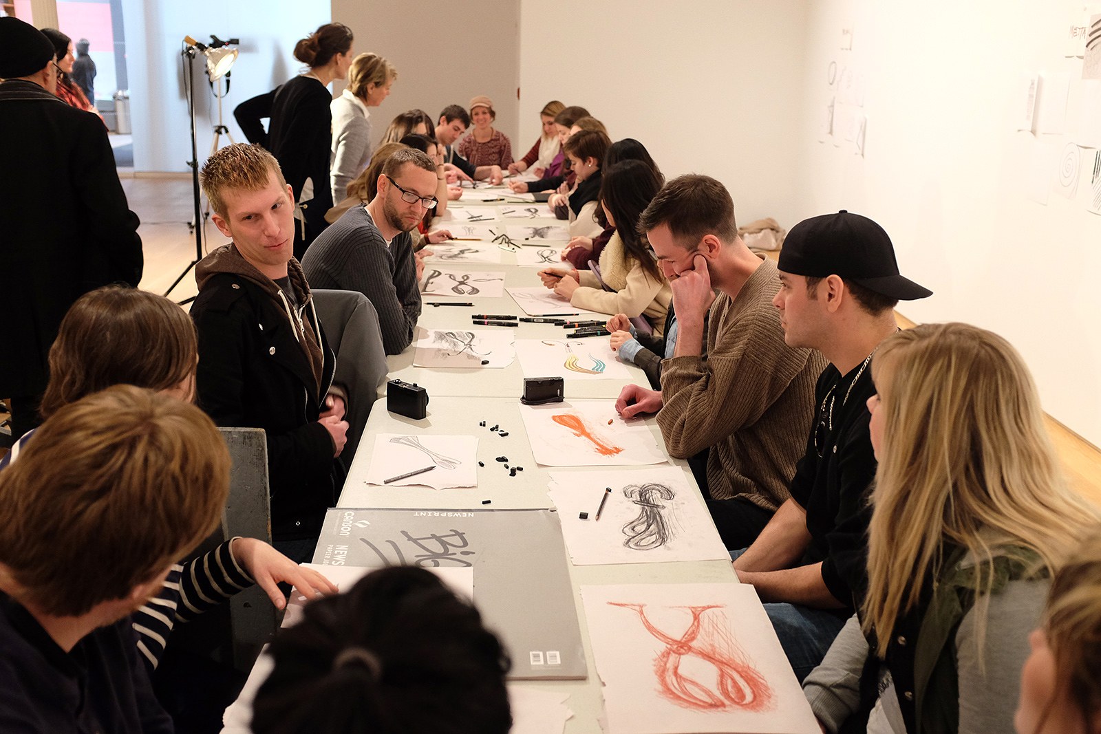 Andrea Bowers, Suzanne Lacy, Andrea Bowers and Suzanne Lacy: Drawing Lessons at The Drawing Center, photo 107