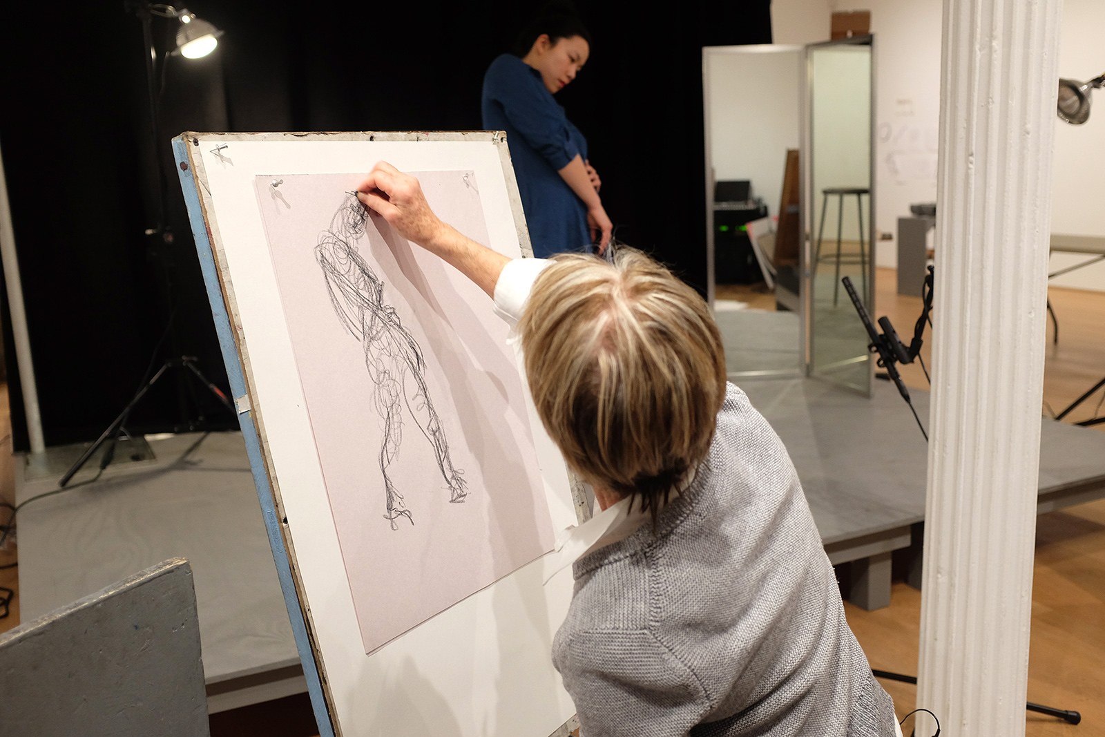 Andrea Bowers, Suzanne Lacy, Andrea Bowers and Suzanne Lacy: Drawing Lessons at The Drawing Center, photo 110