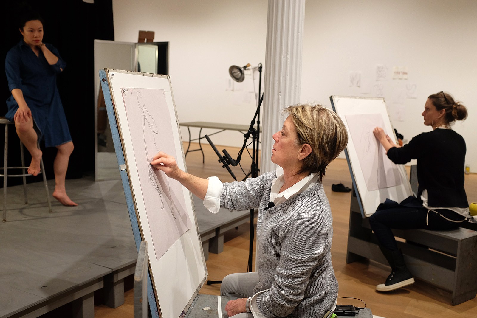 Andrea Bowers, Suzanne Lacy, Andrea Bowers and Suzanne Lacy: Drawing Lessons at The Drawing Center, photo 109