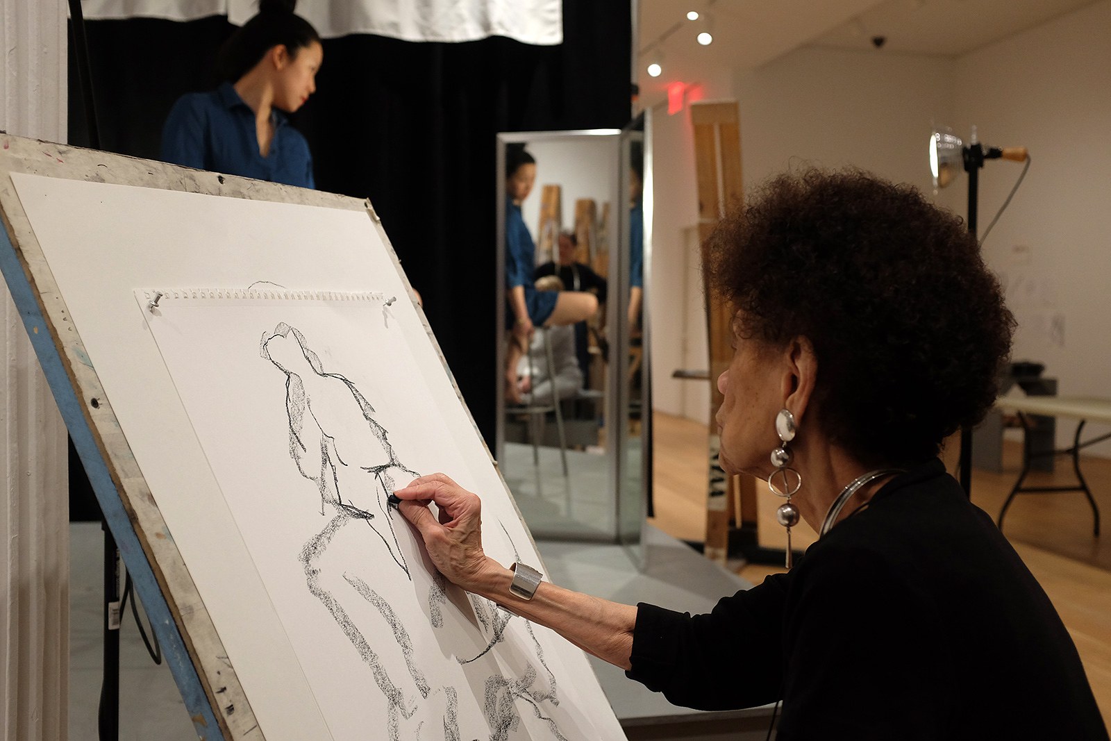 Andrea Bowers, Suzanne Lacy, Andrea Bowers and Suzanne Lacy: Drawing Lessons at The Drawing Center, photo 114