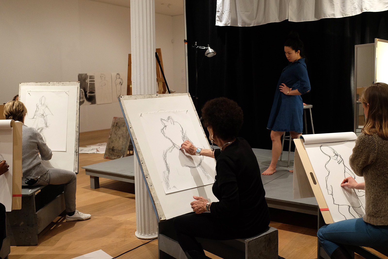 Andrea Bowers, Suzanne Lacy, Andrea Bowers and Suzanne Lacy: Drawing Lessons at The Drawing Center, photo 119