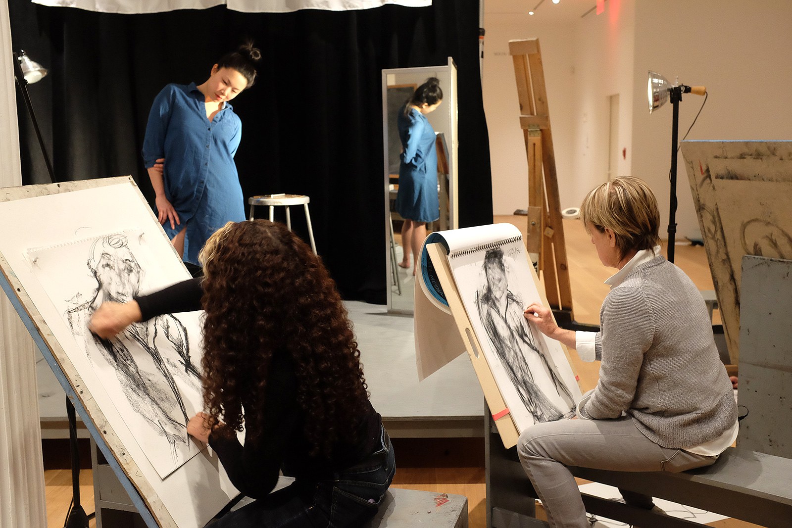 Andrea Bowers, Suzanne Lacy, Andrea Bowers and Suzanne Lacy: Drawing Lessons at The Drawing Center, photo 120