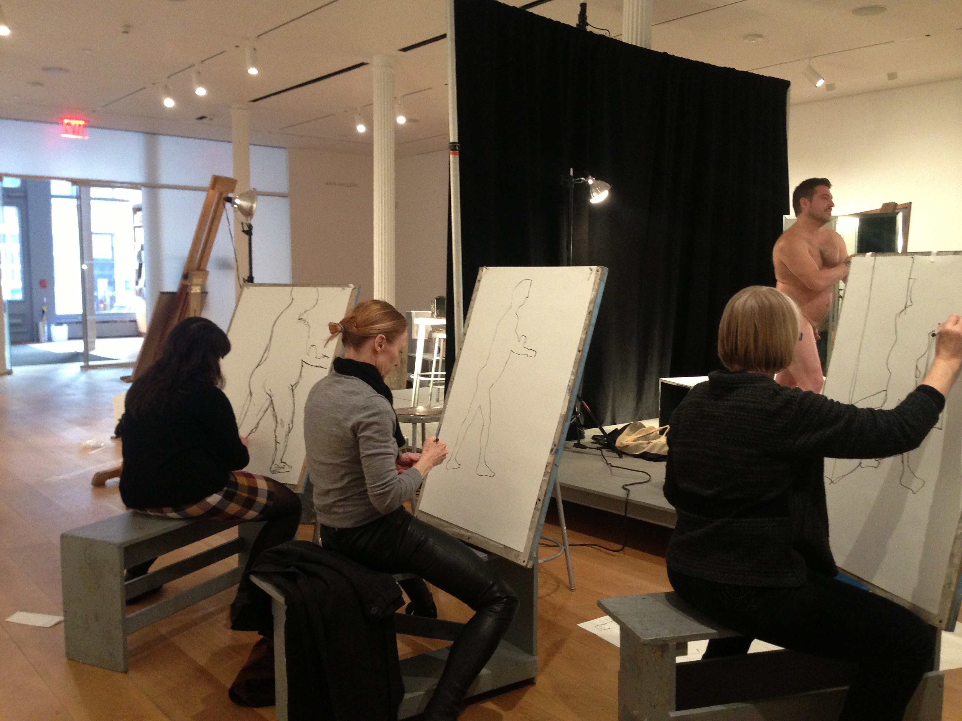 Andrea Bowers, Suzanne Lacy, Andrea Bowers and Suzanne Lacy: Drawing Lessons at The Drawing Center, photo 129