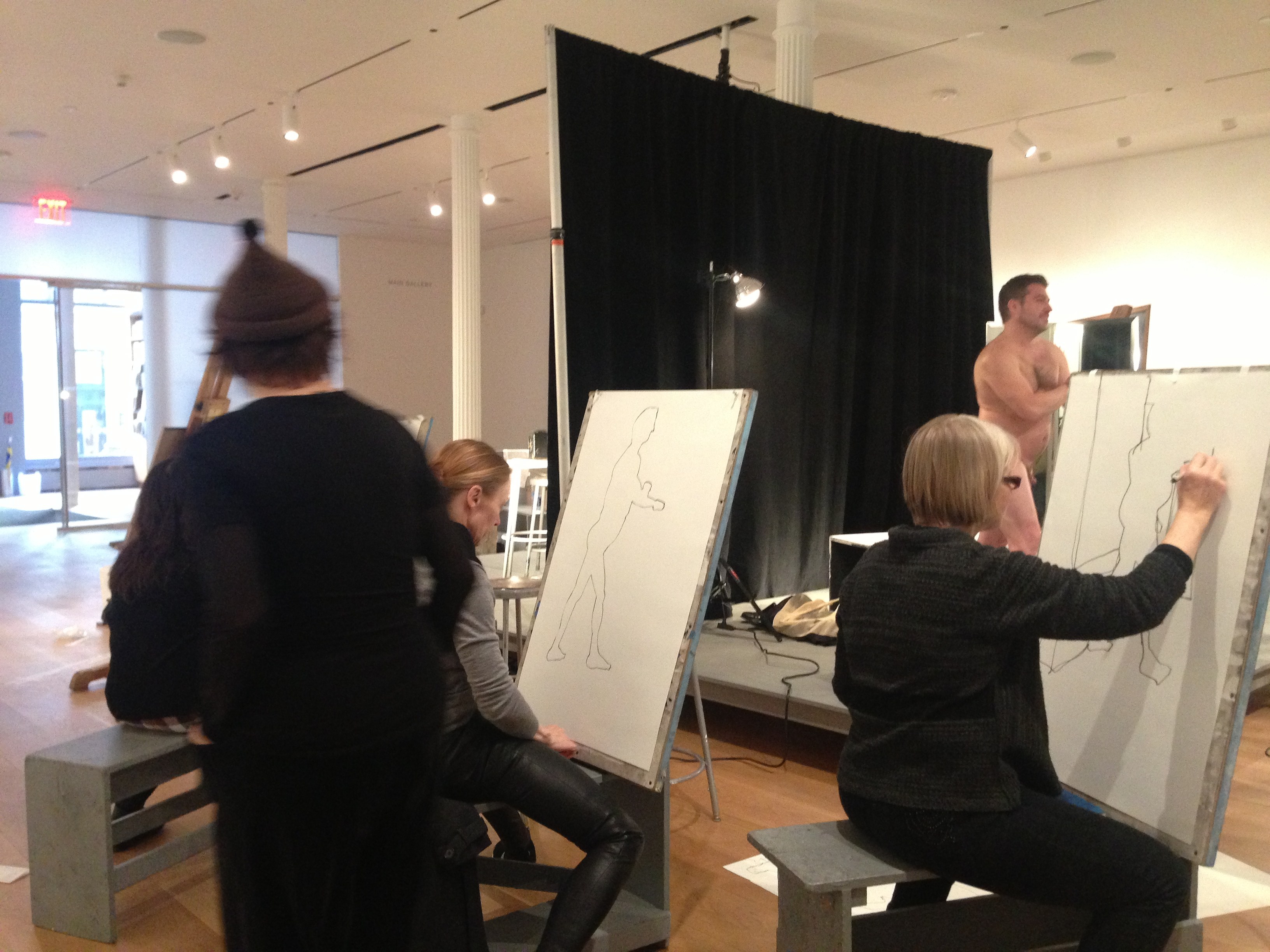 Andrea Bowers, Suzanne Lacy, Andrea Bowers and Suzanne Lacy: Drawing Lessons at The Drawing Center, photo 130