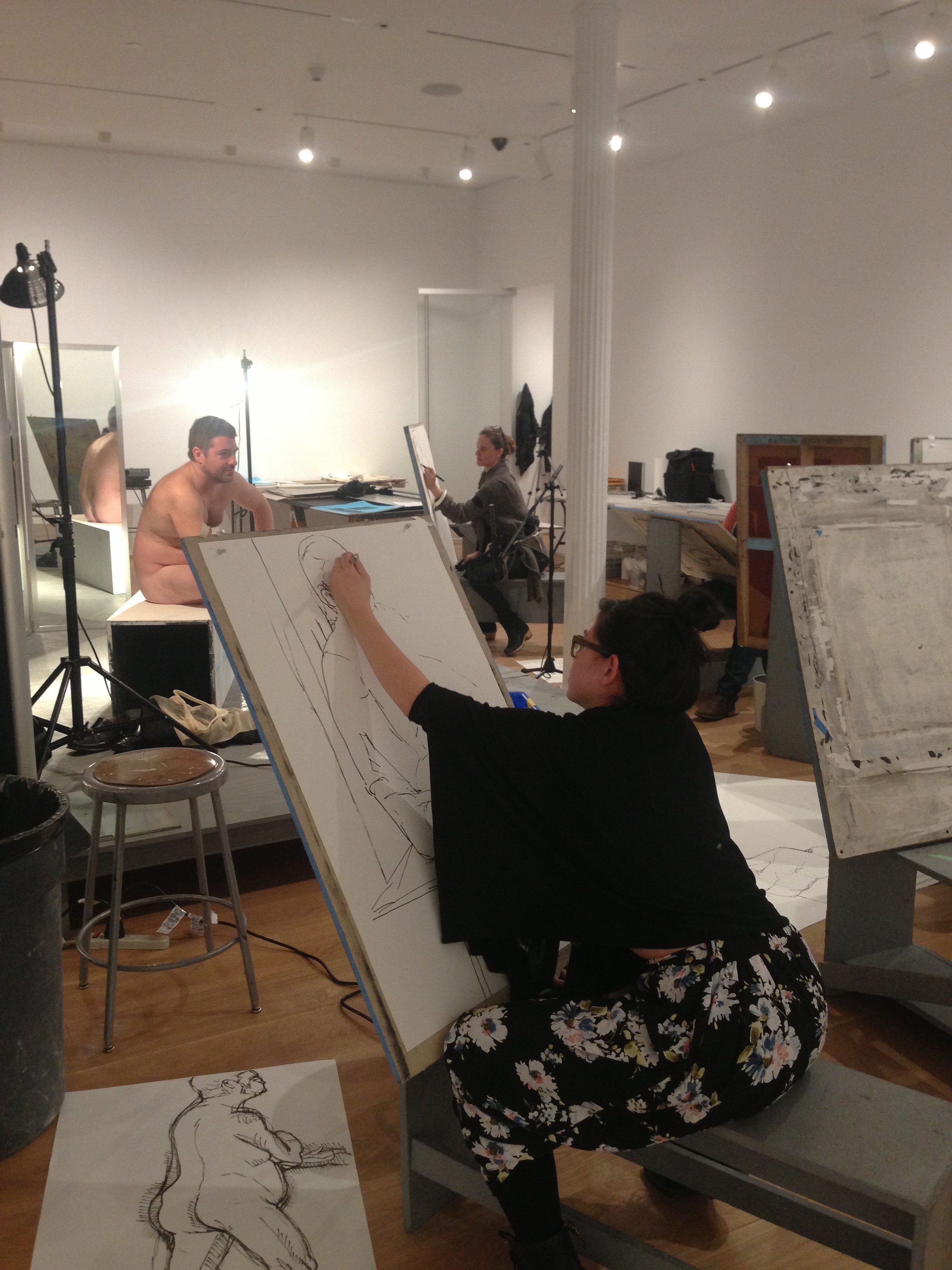Andrea Bowers, Suzanne Lacy, Andrea Bowers and Suzanne Lacy: Drawing Lessons at The Drawing Center, photo 133