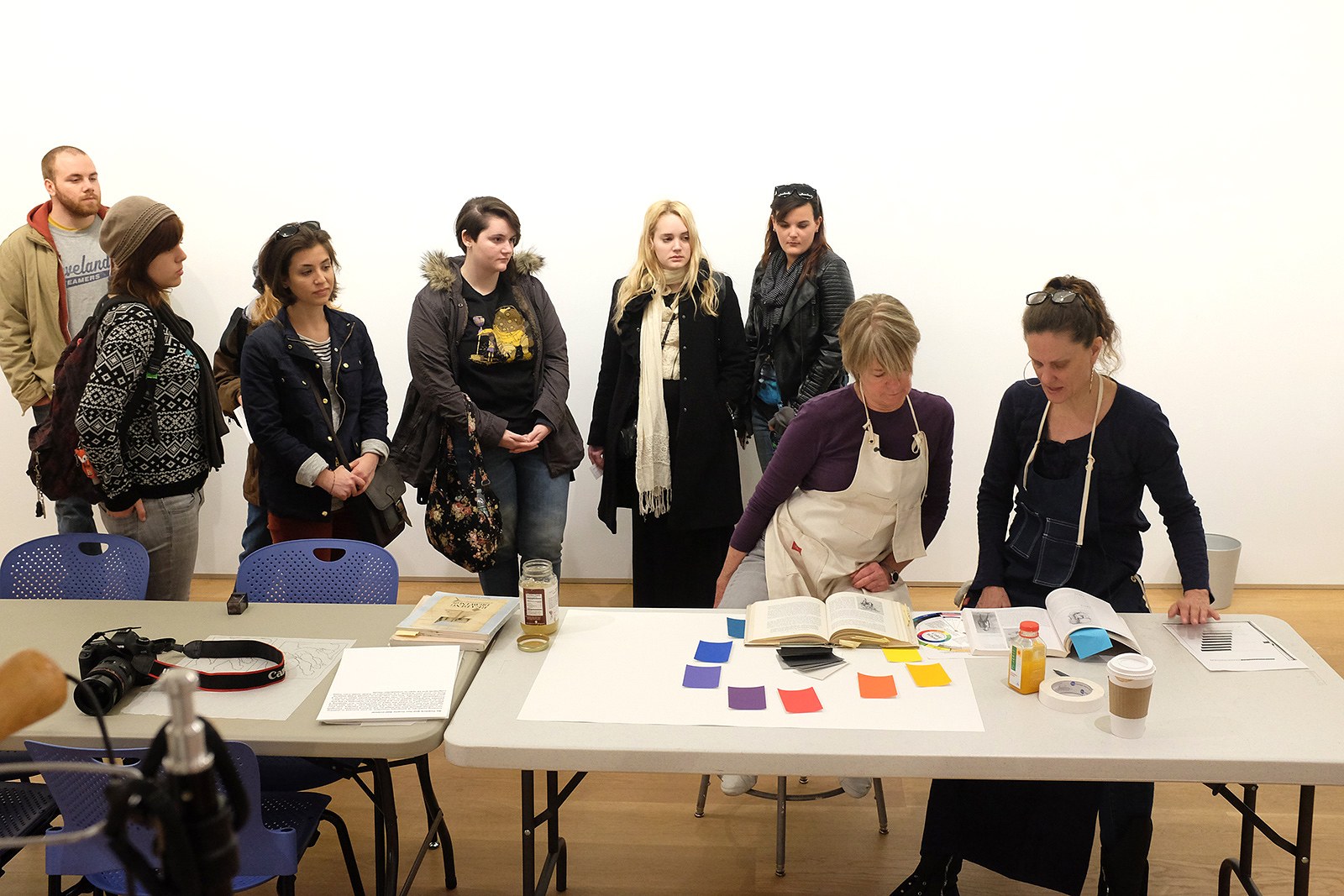Andrea Bowers, Suzanne Lacy, Andrea Bowers and Suzanne Lacy: Drawing Lessons at The Drawing Center, photo 136