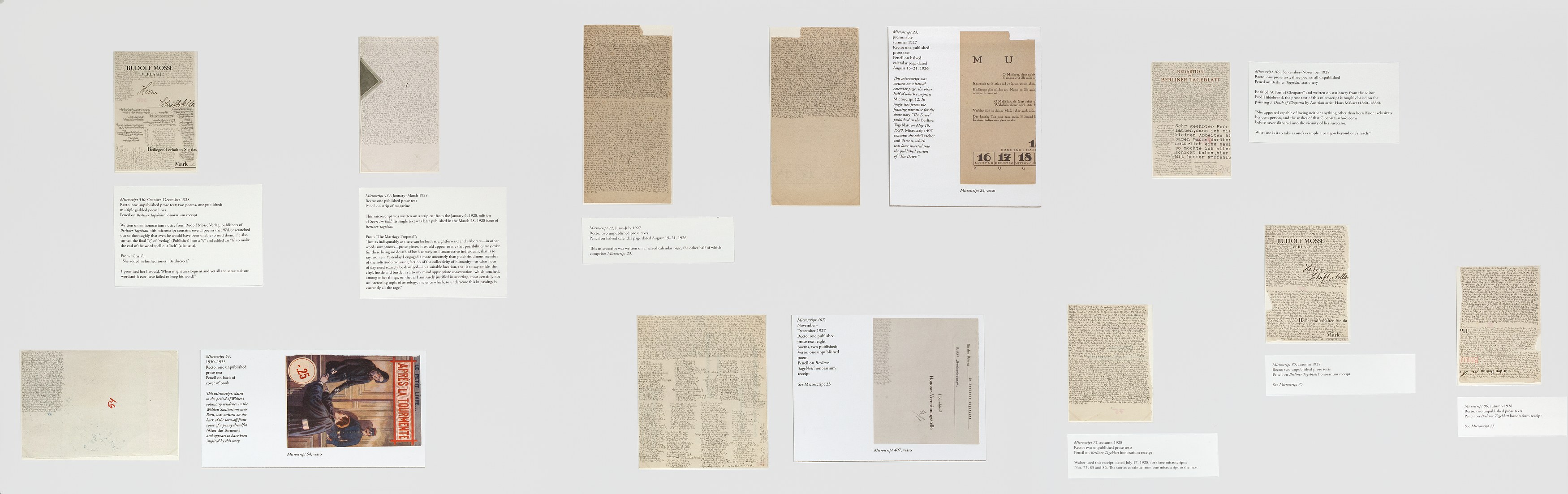 Dickinson/Walser: Pencil Sketches at The Drawing Center, New York |  Contemporary Art Library