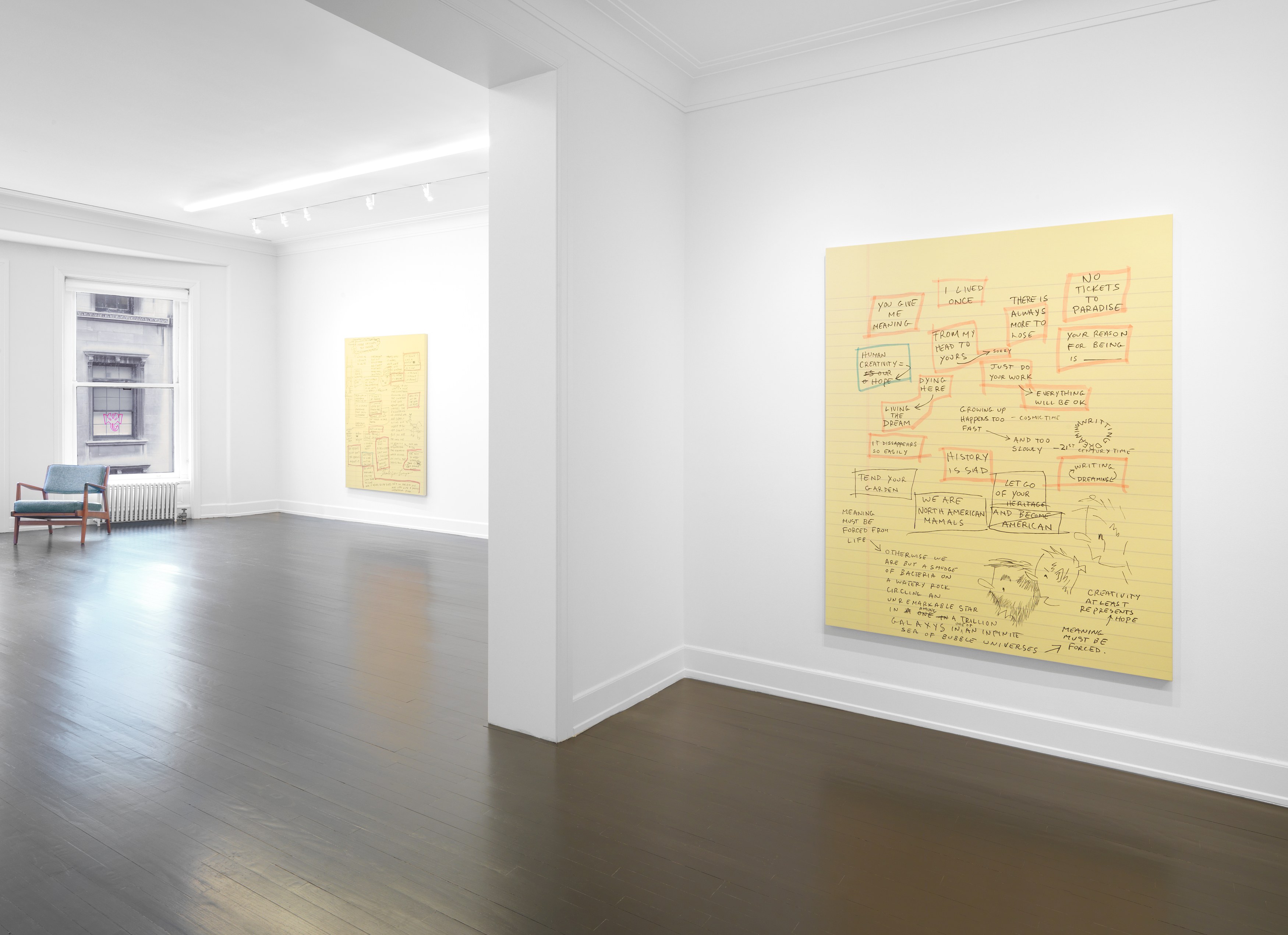 Sean Landers, Untitled at Petzel, photo 3