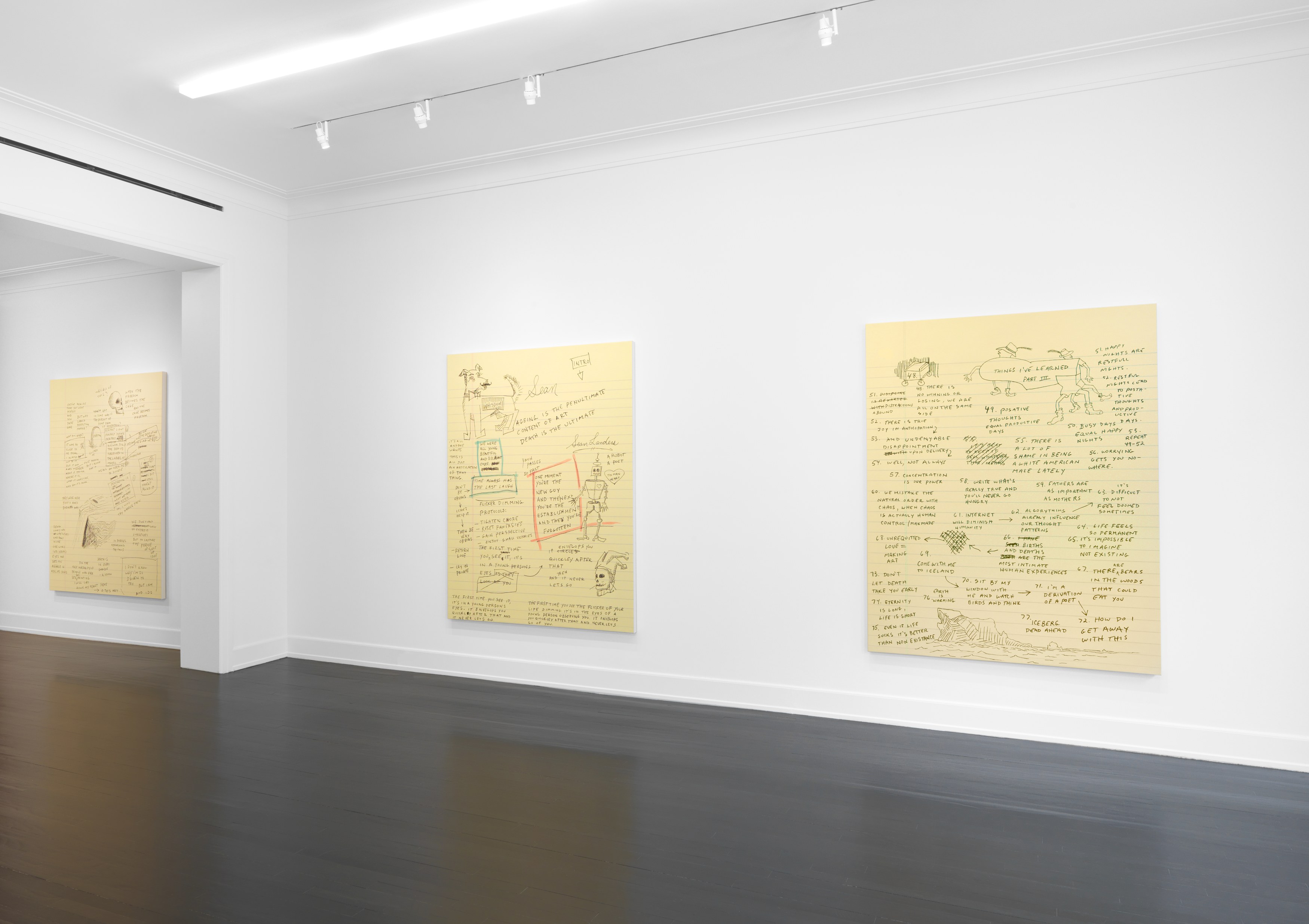 Sean Landers, Untitled at Petzel, photo 8