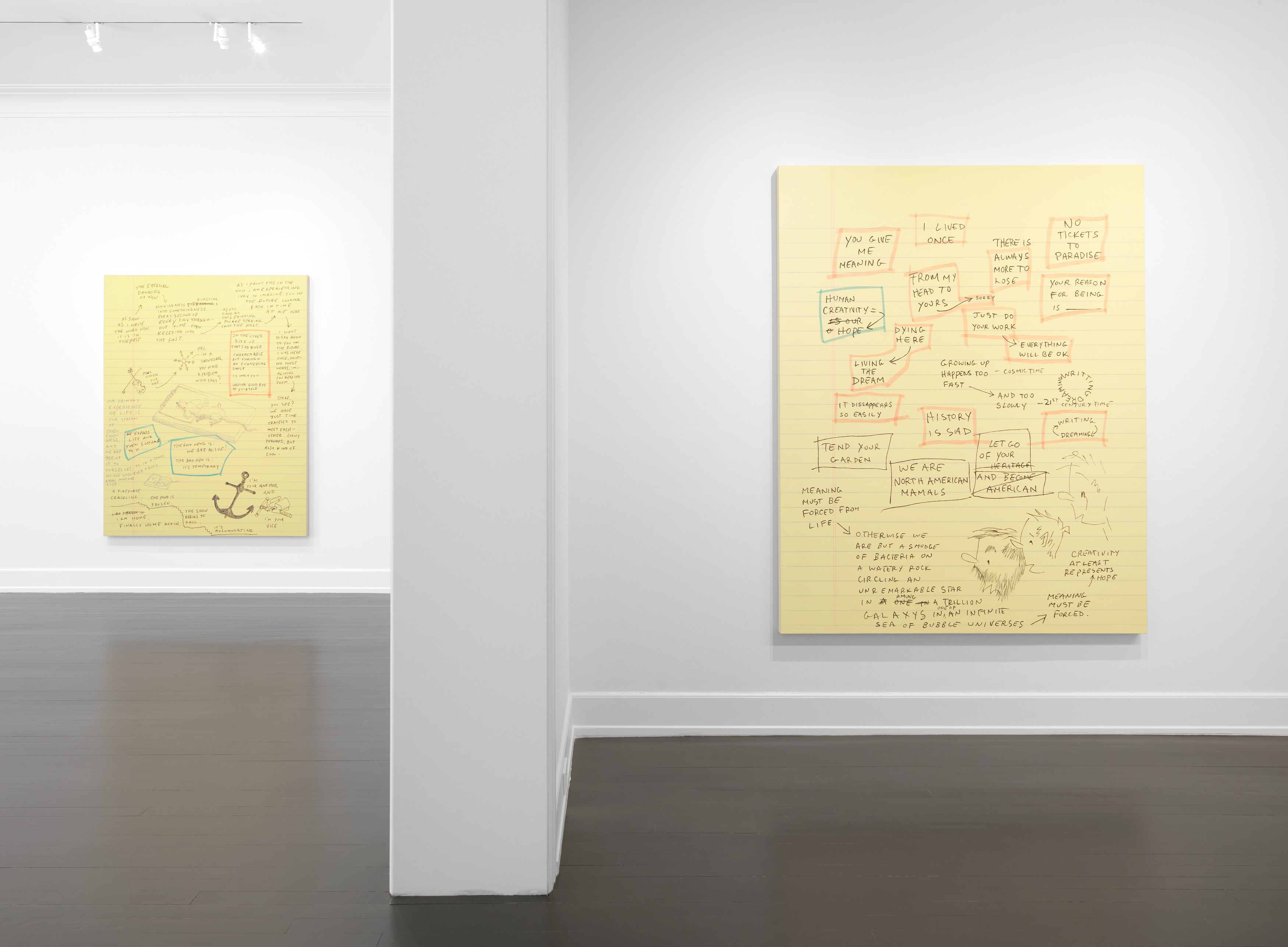 Sean Landers, Untitled at Petzel, photo 7