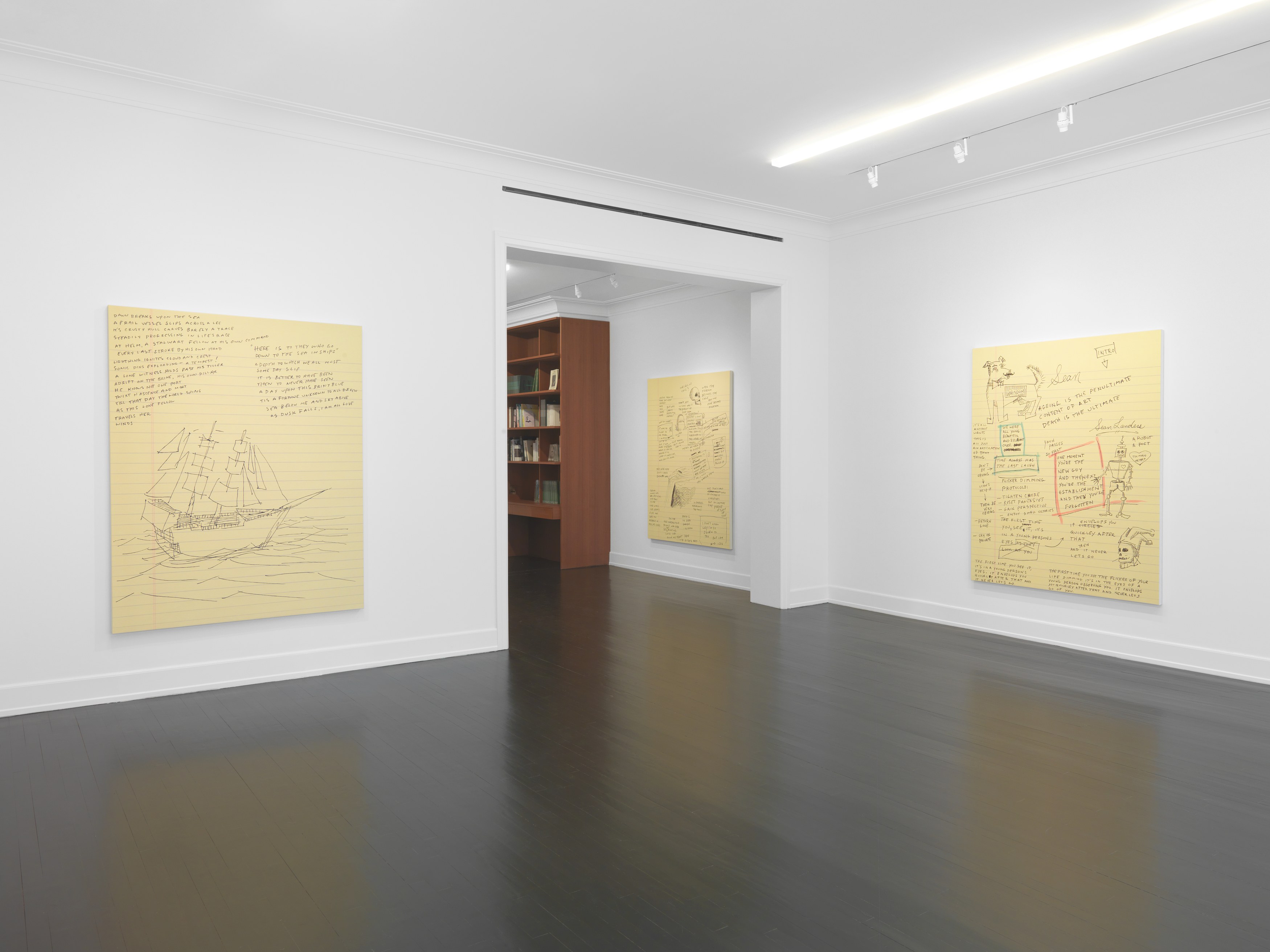 Sean Landers, Untitled at Petzel, photo 9