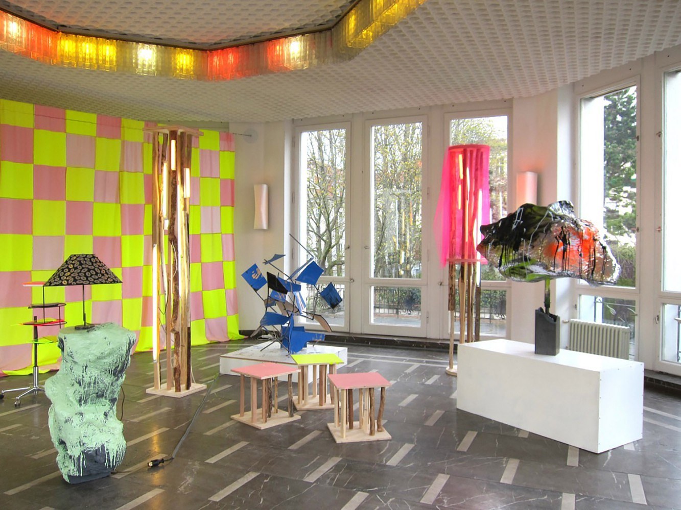 Anselm Reyle, Franz West, Stolen Fantasy at Schinkel Pavillon, photo 2