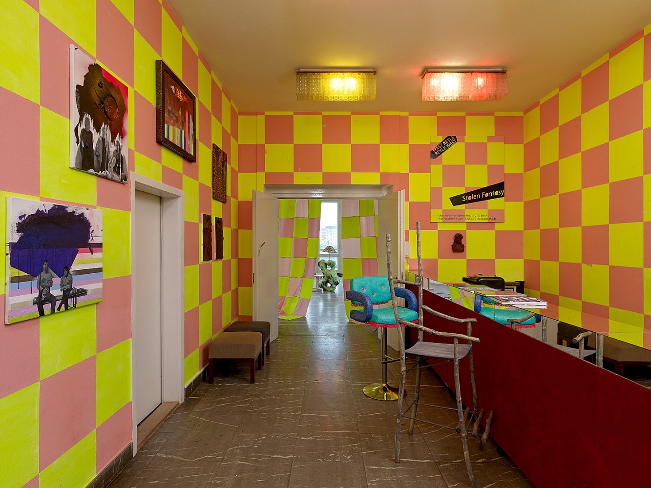 Anselm Reyle, Franz West, Stolen Fantasy at Schinkel Pavillon, photo 7