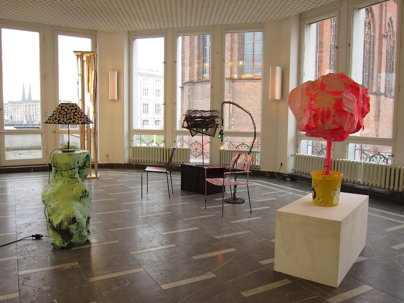Anselm Reyle, Franz West, Stolen Fantasy at Schinkel Pavillon, photo 3