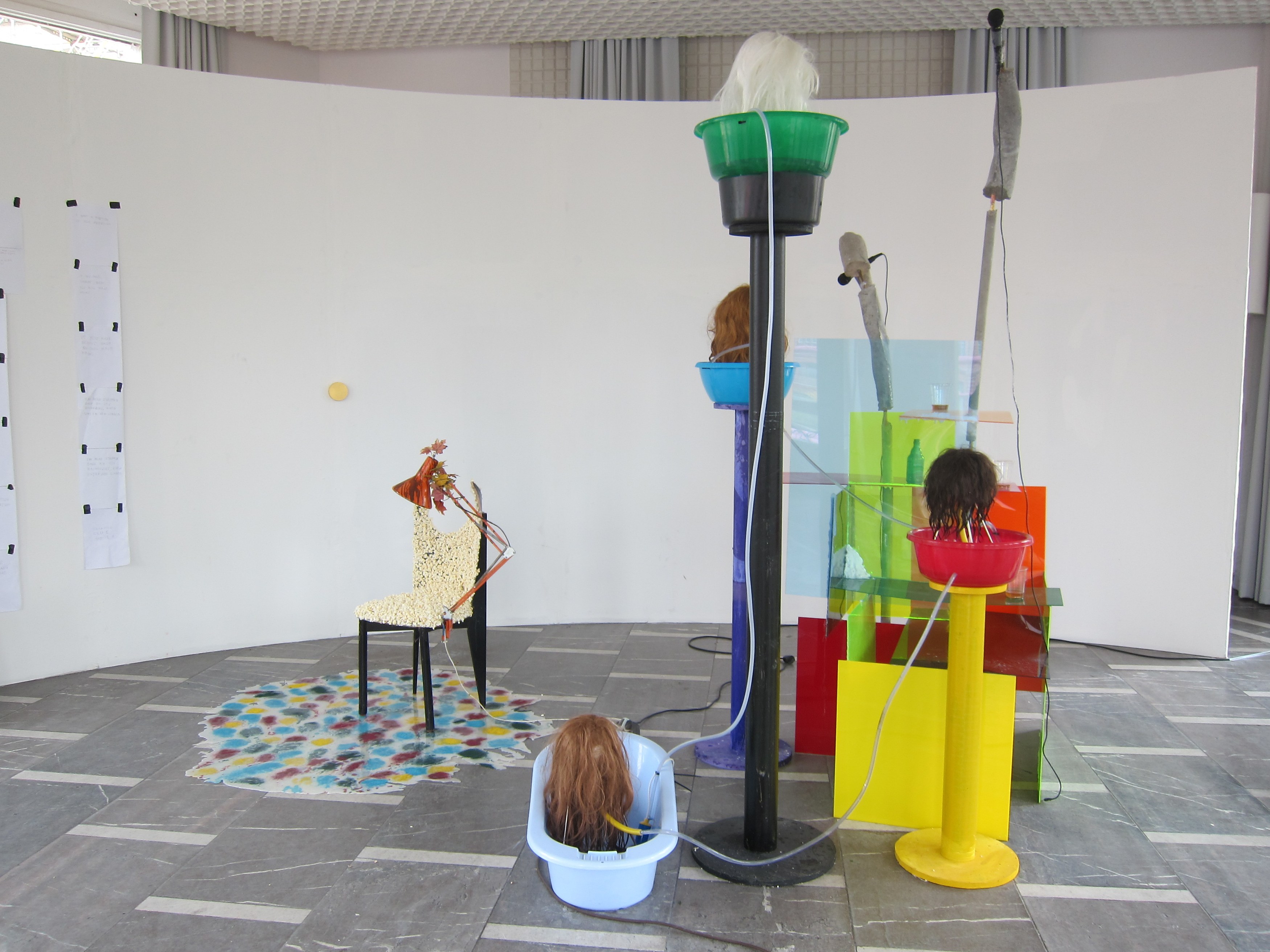 Gelitin, – Stop – Ana Ly Sing – Stop – at Schinkel Pavillon, photo 14