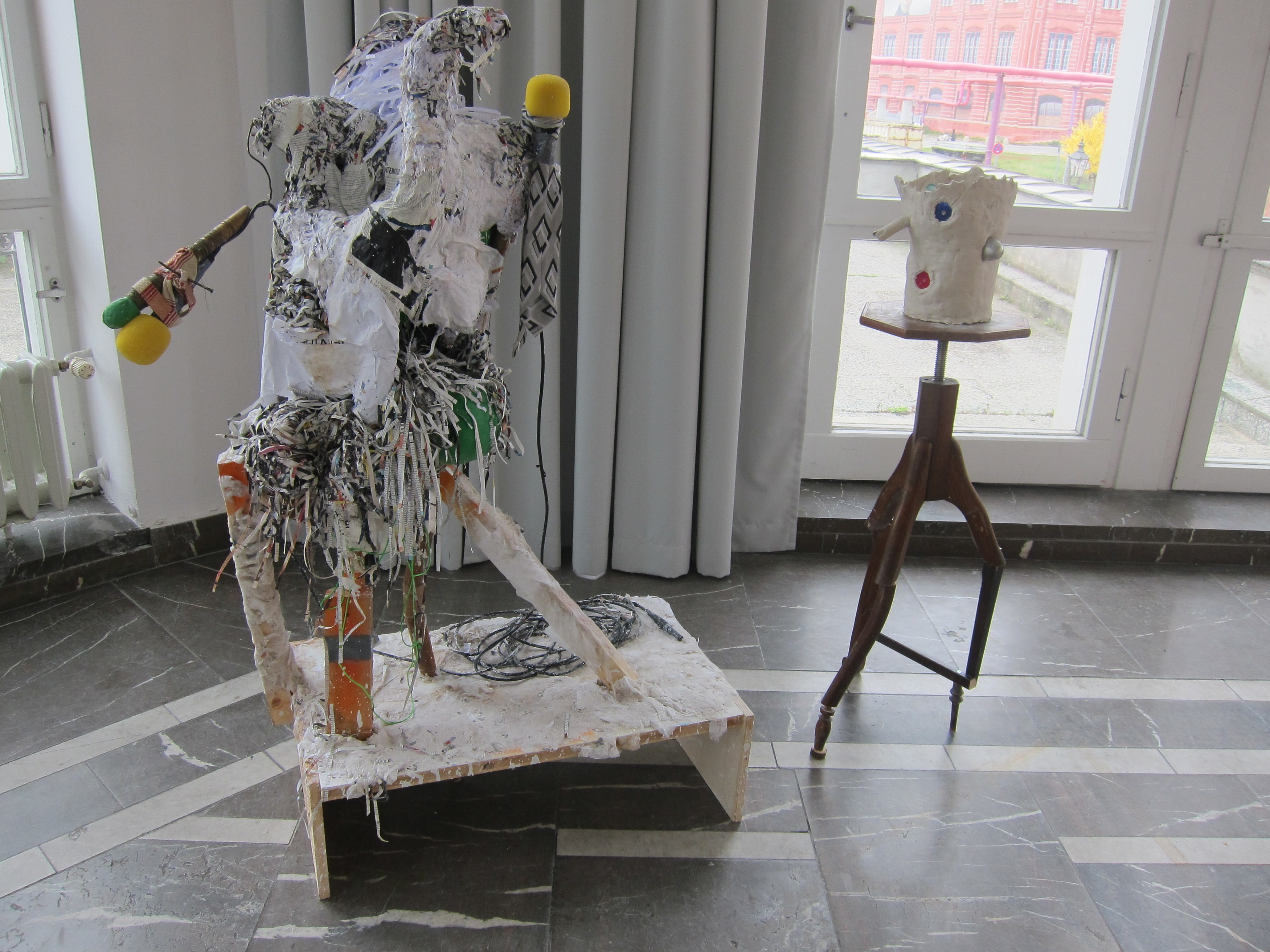 Gelitin, – Stop – Ana Ly Sing – Stop – at Schinkel Pavillon, photo 31