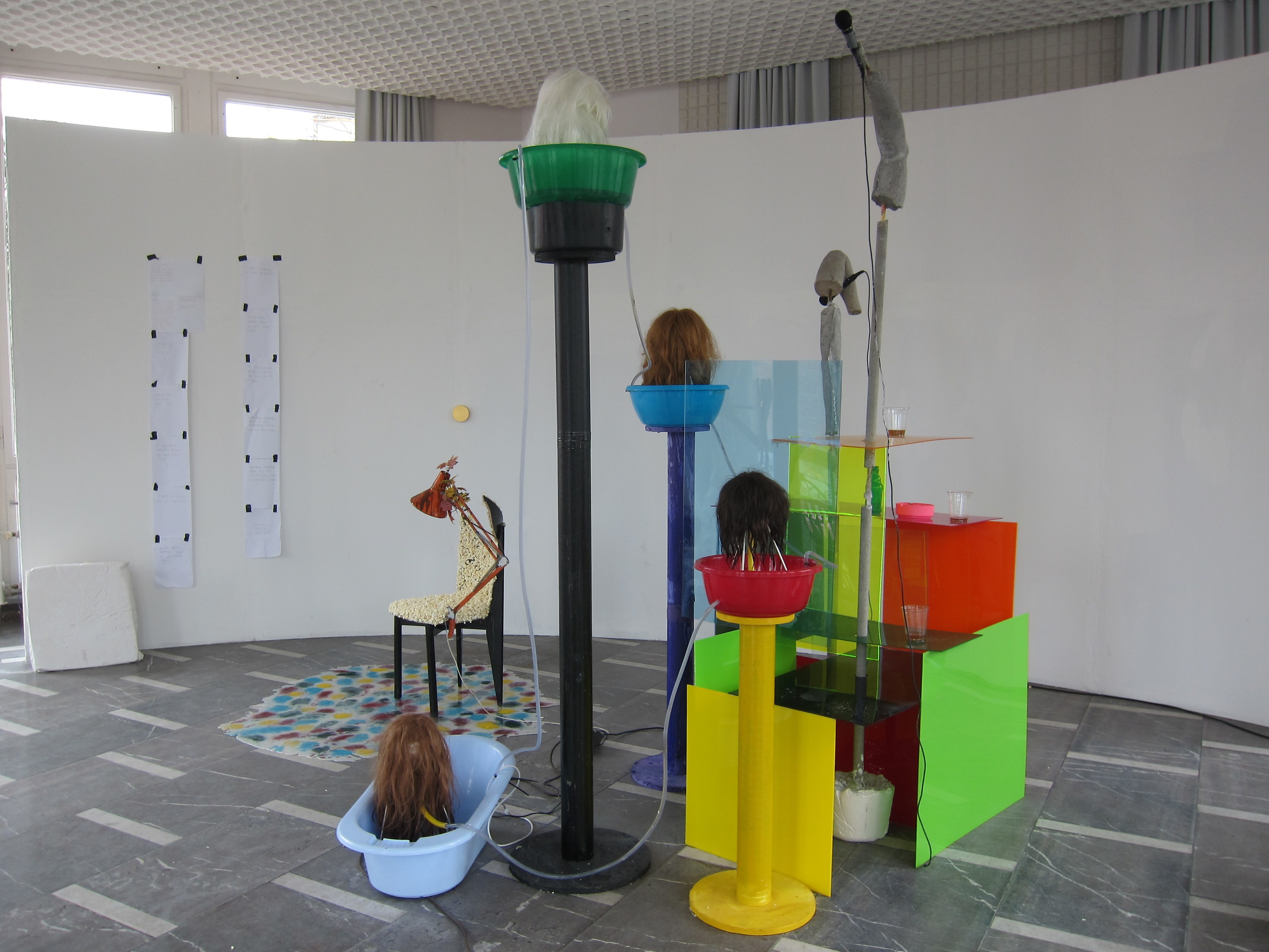 Gelitin, – Stop – Ana Ly Sing – Stop – at Schinkel Pavillon, photo 13