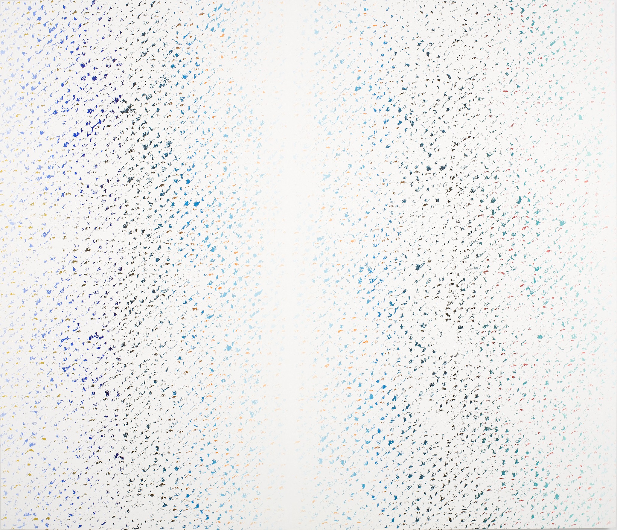 Cheyney Thompson, Pedestals, Bias-cut, /Robert Macaire/, Chronochromes at Galerie Buchholz, Berlin, photo 15