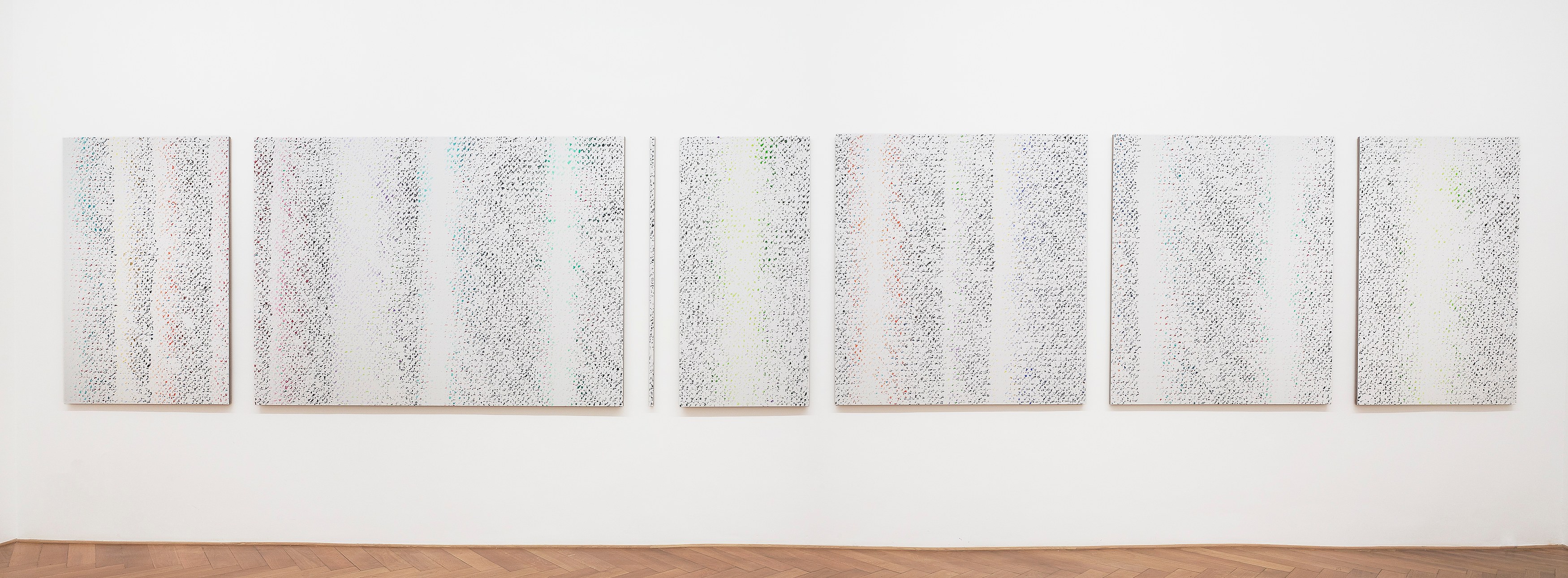 Cheyney Thompson, Pedestals, Bias-cut, /Robert Macaire/, Chronochromes at Galerie Buchholz, Berlin, photo 23