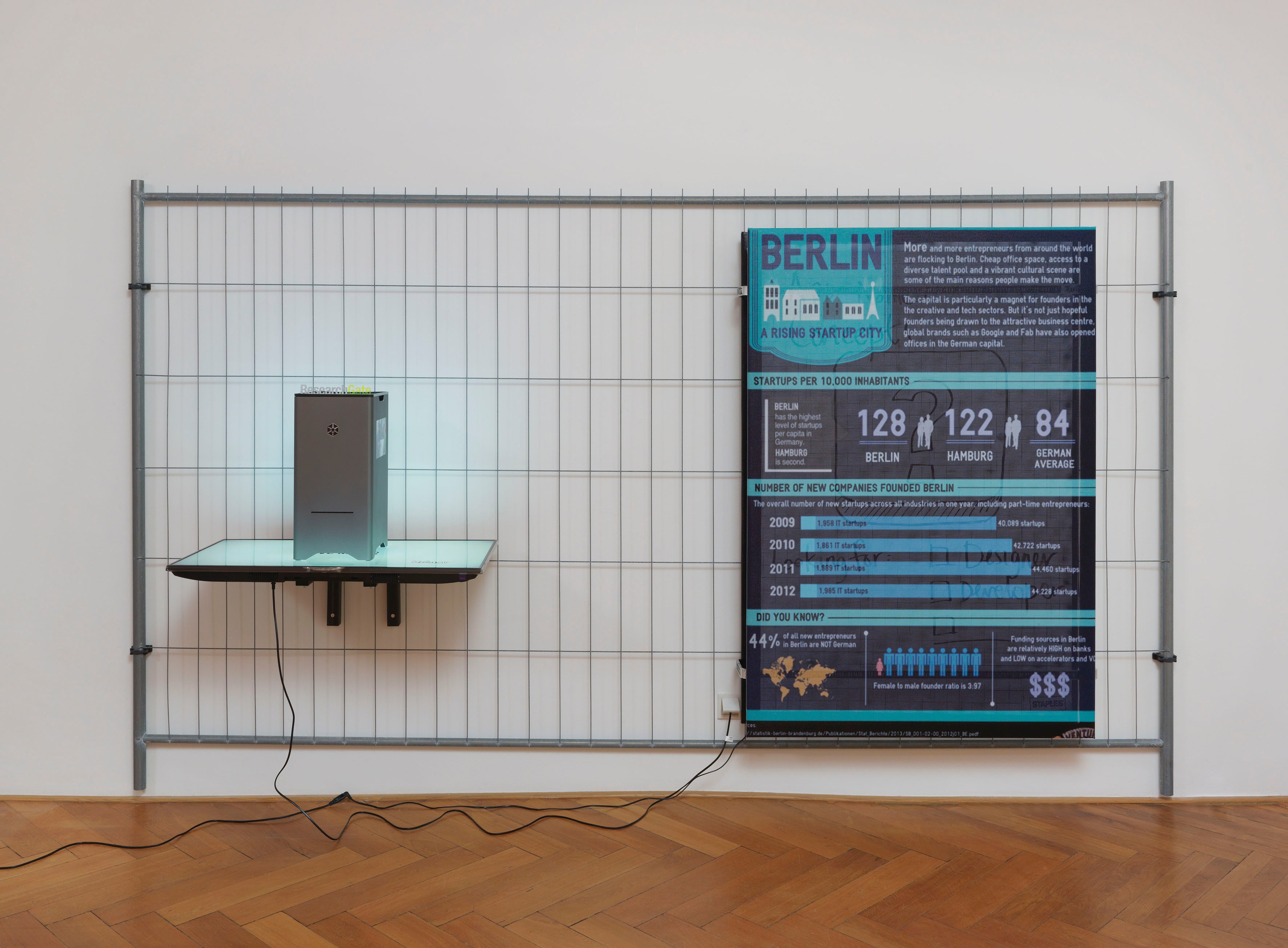 Simon Denny, Disruptive Berlin at Galerie Buchholz, Berlin, photo 32