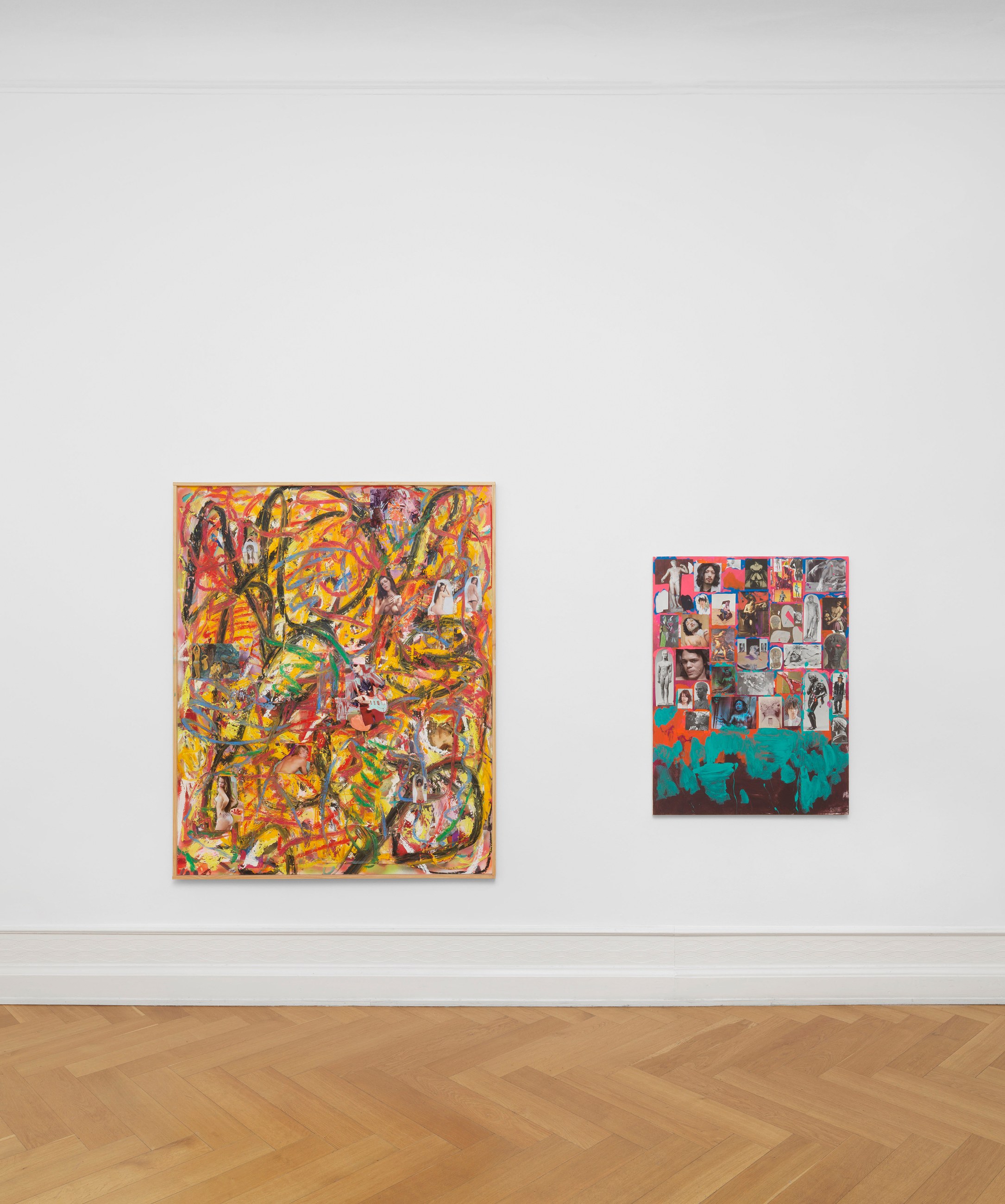 Richard Hawkins, Collage Paintings, Gesture Paintings at Galerie Buchholz, Berlin, photo 2