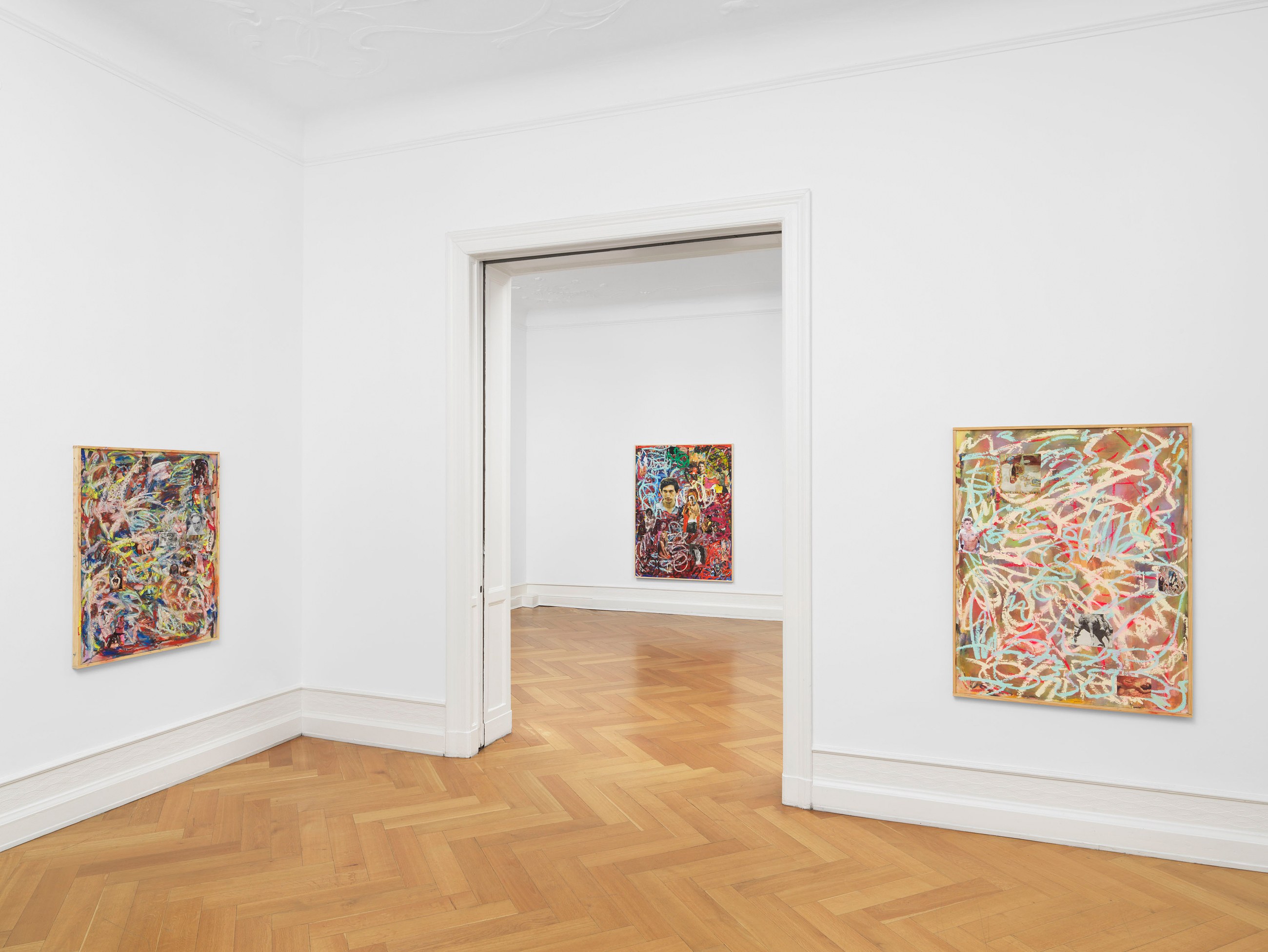Richard Hawkins, Collage Paintings, Gesture Paintings at Galerie Buchholz, Berlin, photo 5
