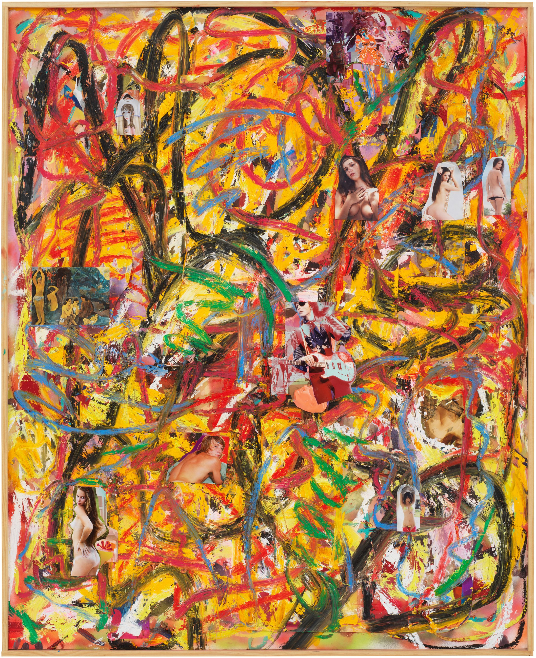 Richard Hawkins, Collage Paintings, Gesture Paintings at Galerie Buchholz, Berlin, photo 3
