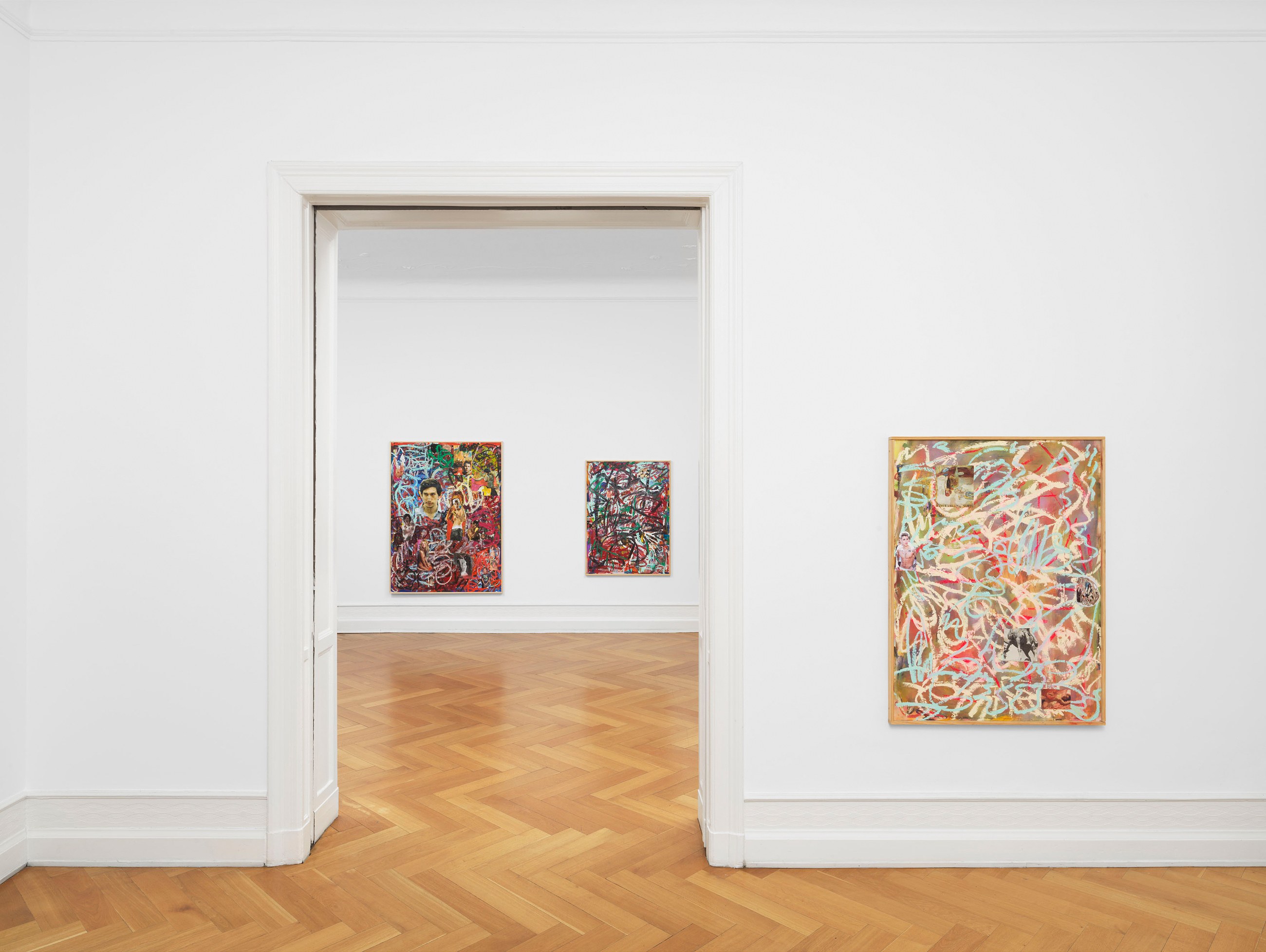Richard Hawkins, Collage Paintings, Gesture Paintings at Galerie Buchholz, Berlin, photo 7