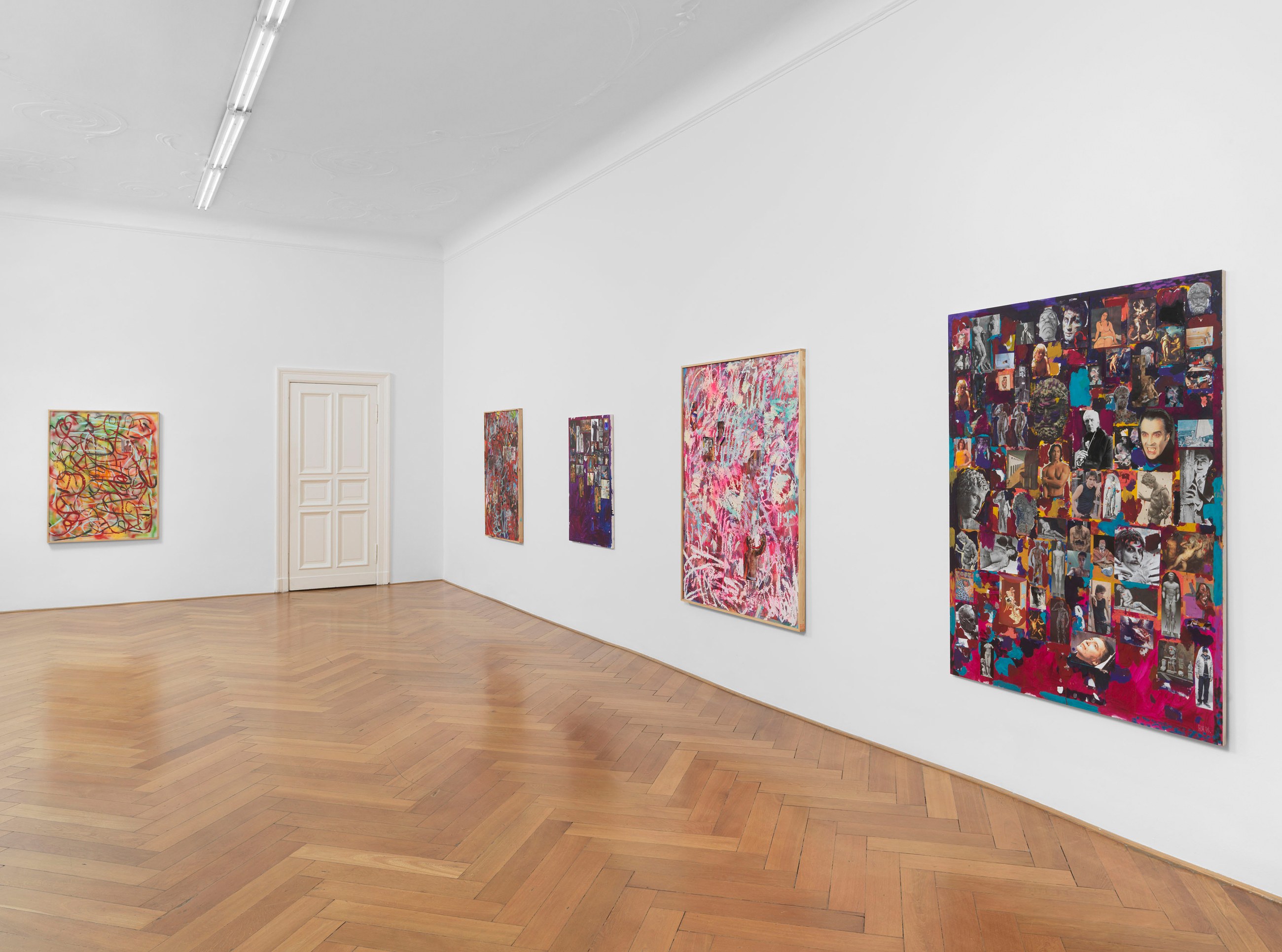 Richard Hawkins, Collage Paintings, Gesture Paintings at Galerie Buchholz, Berlin, photo 12