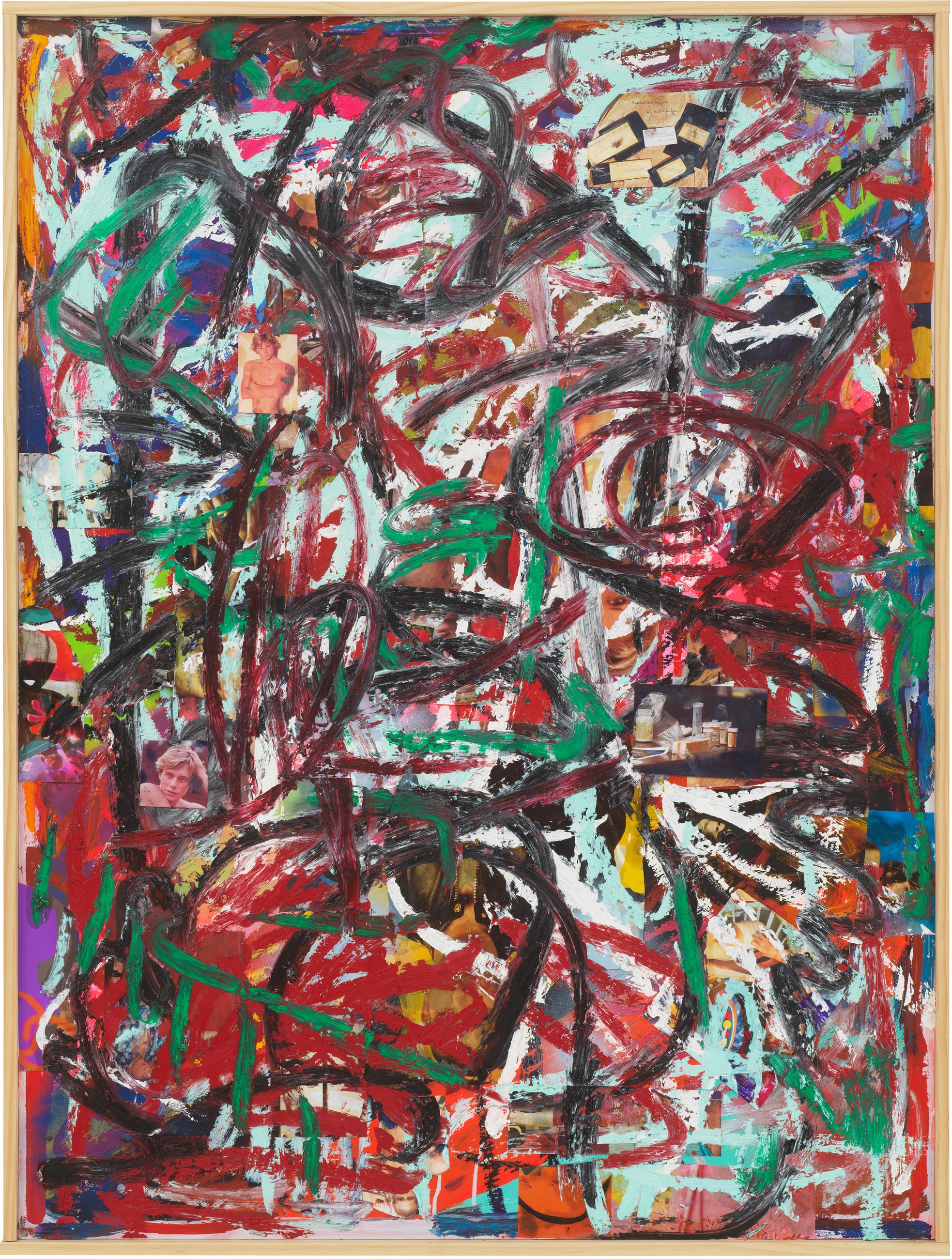 Richard Hawkins, Collage Paintings, Gesture Paintings at Galerie Buchholz, Berlin, photo 11