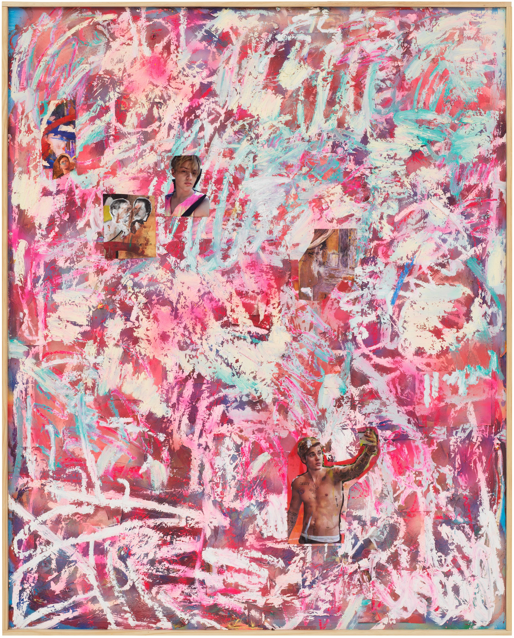 Richard Hawkins, Collage Paintings, Gesture Paintings at Galerie Buchholz, Berlin, photo 15