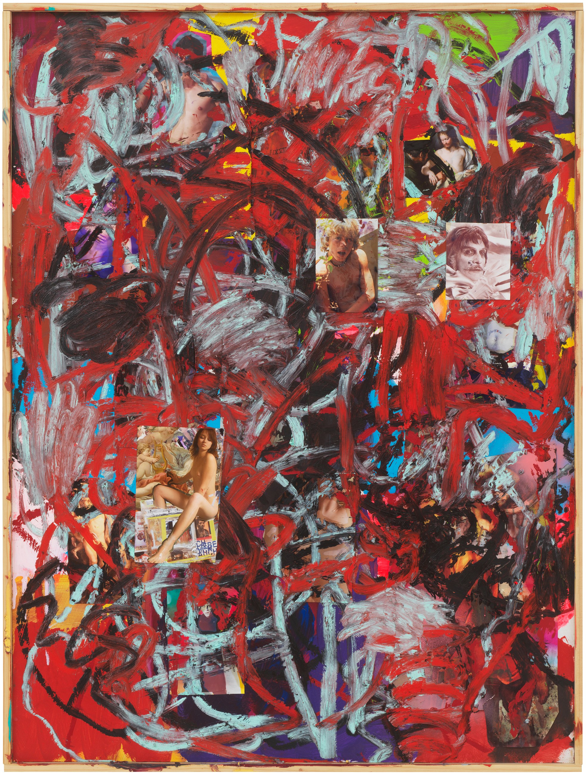Richard Hawkins, Collage Paintings, Gesture Paintings at Galerie Buchholz, Berlin, photo 17