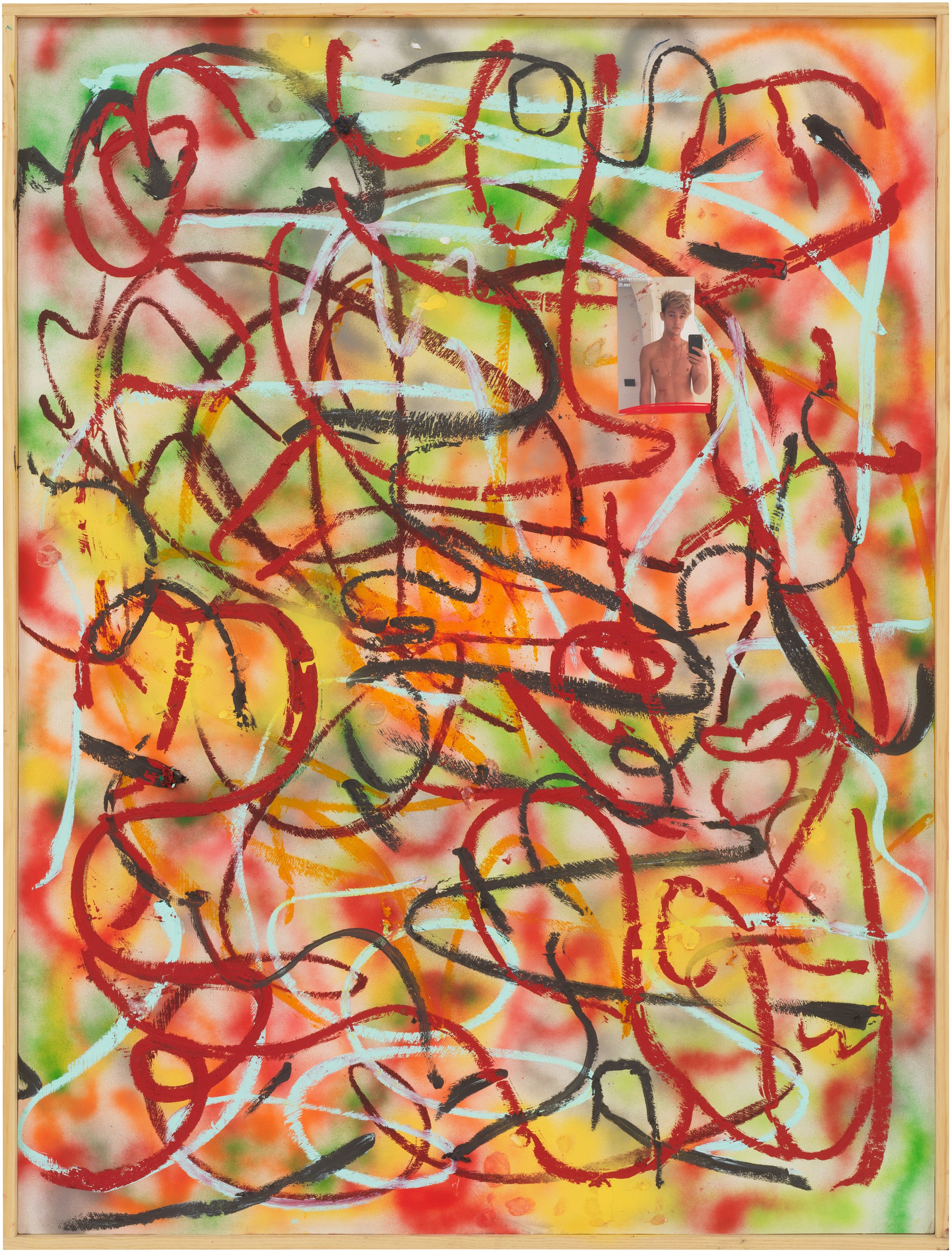 Richard Hawkins, Collage Paintings, Gesture Paintings at Galerie Buchholz, Berlin, photo 23